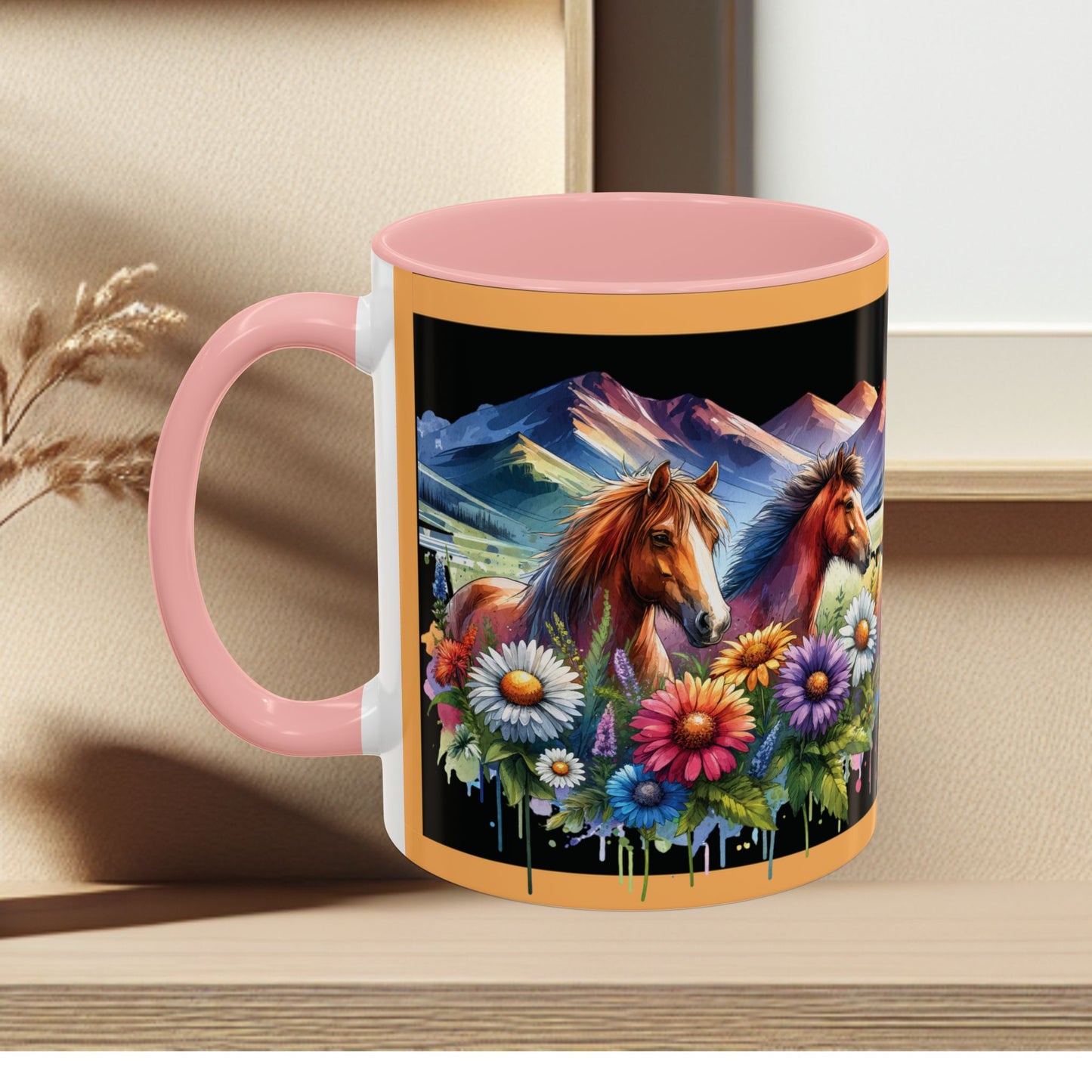 Mug Coffee Wild Horses 11oz 15oz