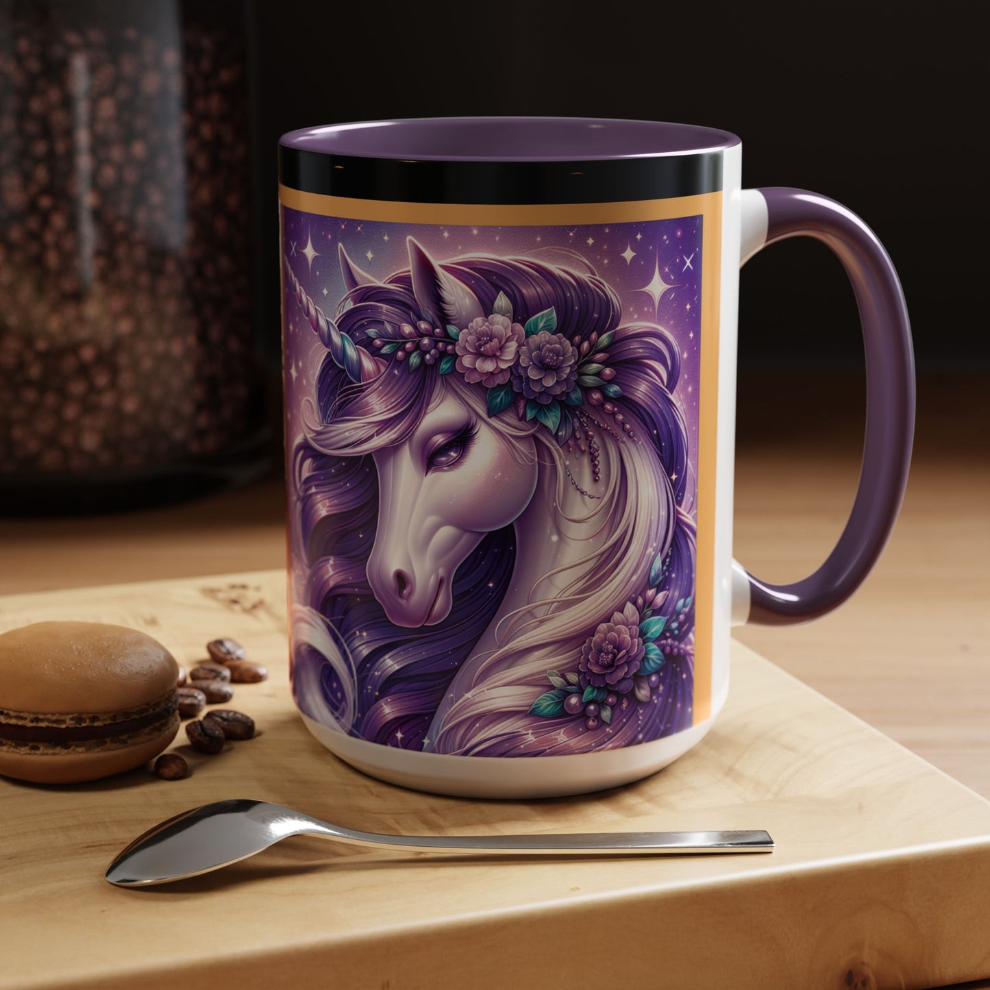Mug Coffee Unicorns Night and Day - 11oz, 15oz