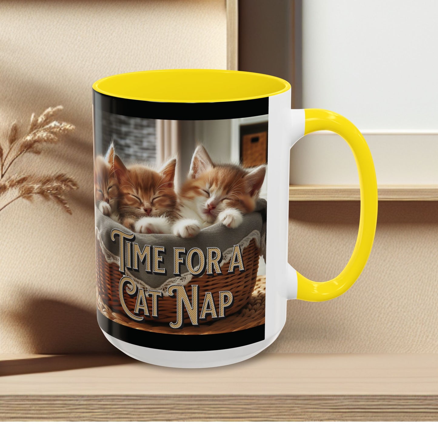 Coffee Mug - Time for a Cat Nap Accent (11, 15oz)