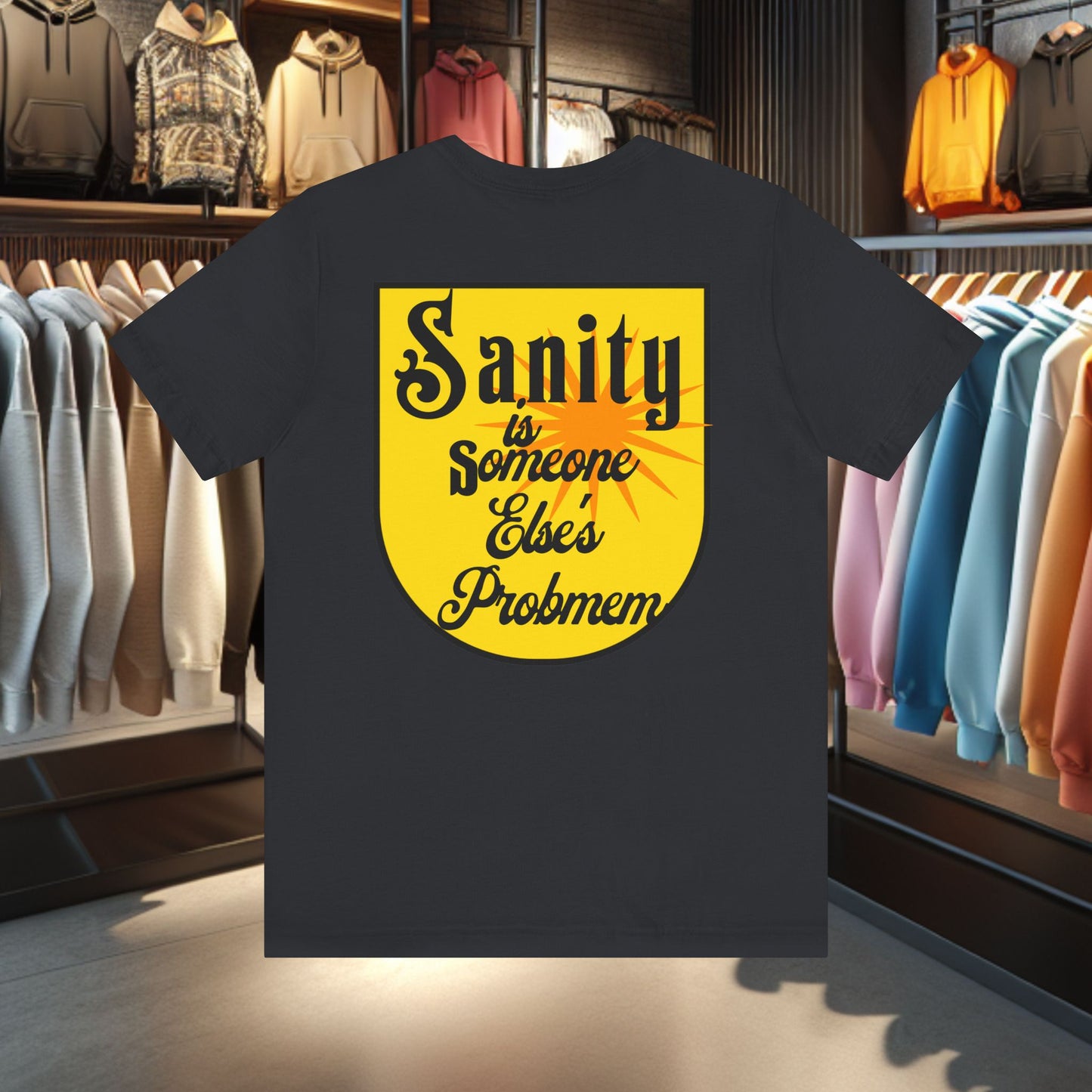 Relaxed Vibes Unisex Tee - Sanity Is Someone Else's Problem