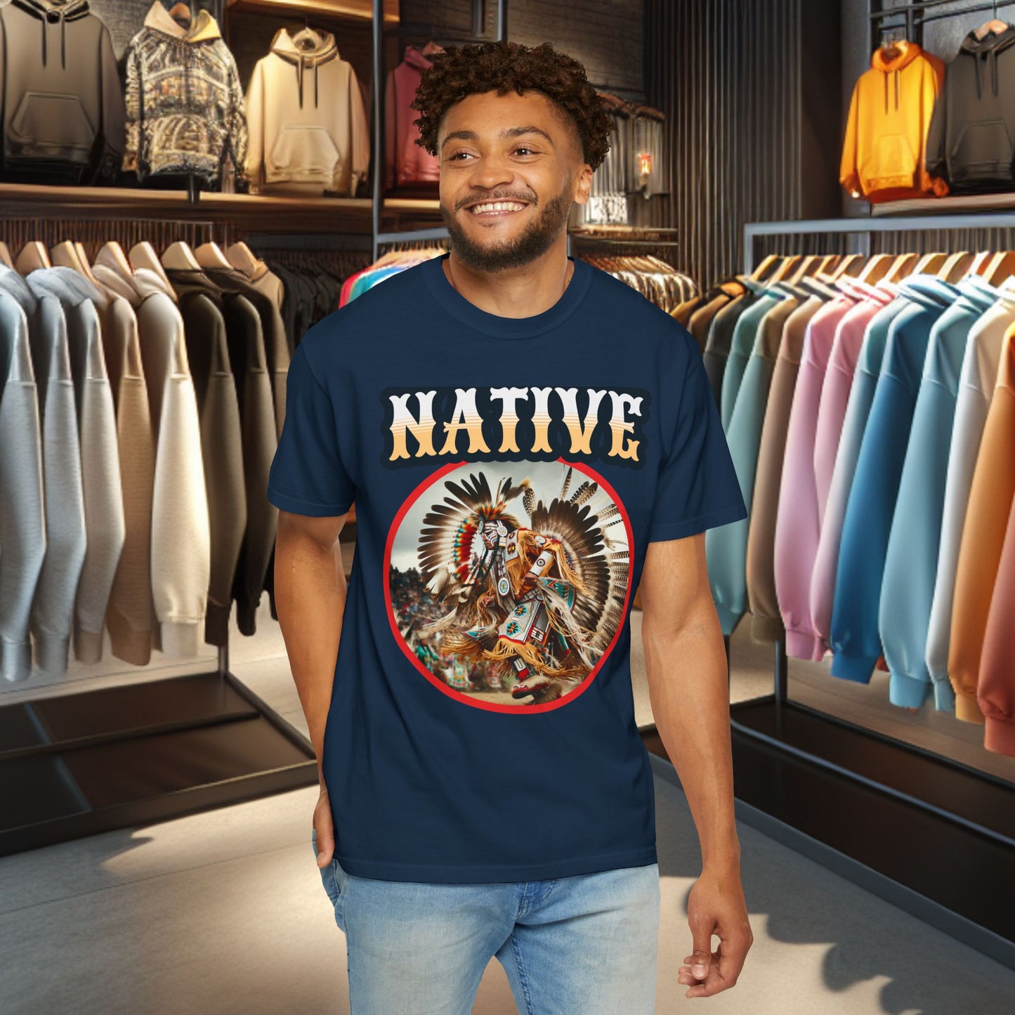 Unisex T-shirt - Native Dancer - Tee Shirt-