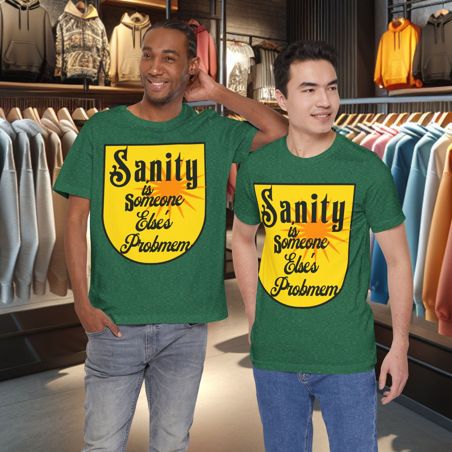 Funny Sanity Unisex Tee
