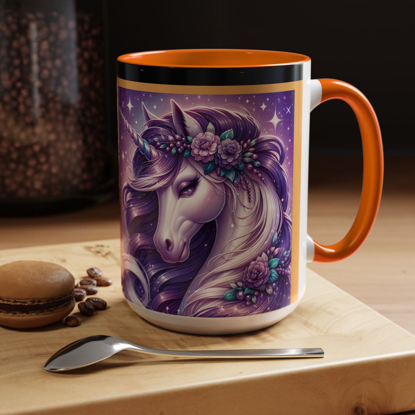 Mug Coffee Unicorns Night and Day - 11oz, 15oz
