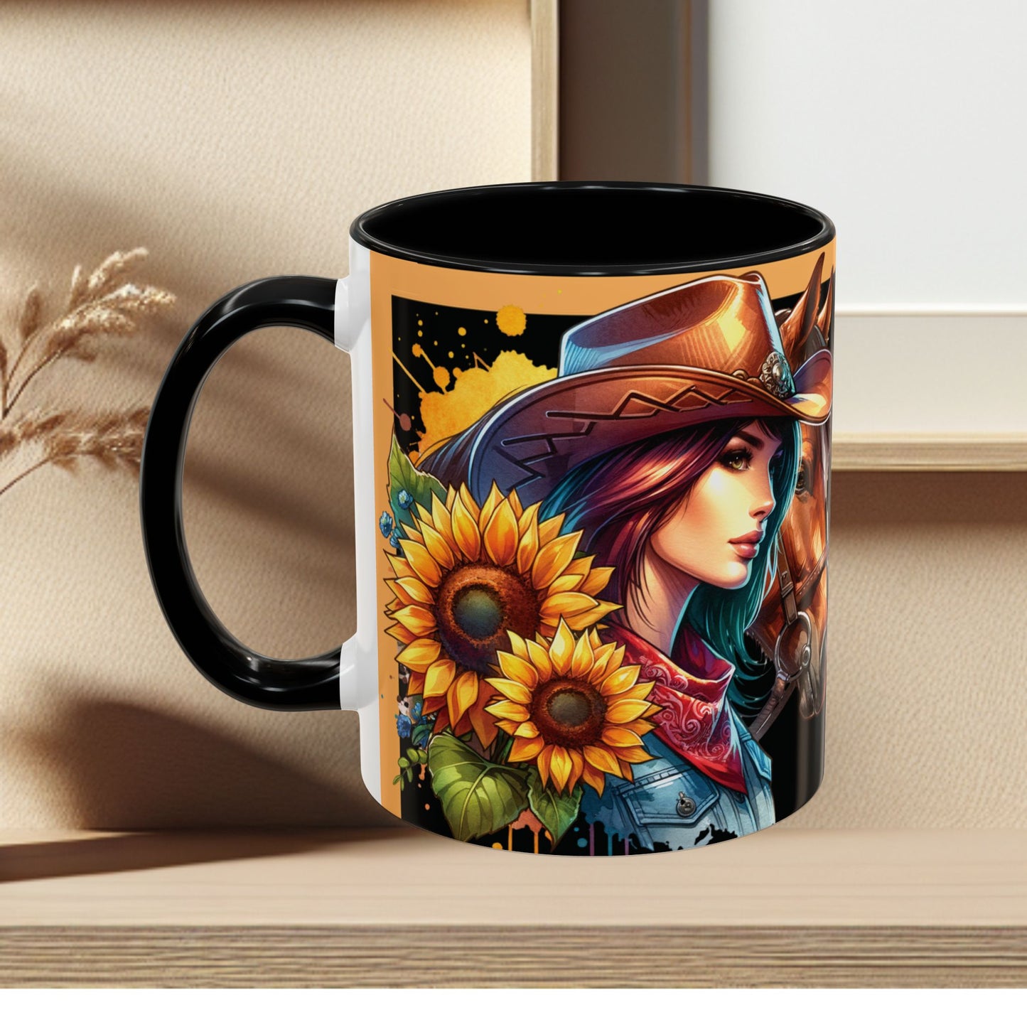 Coffee Mug Cowgirls and they're Horses