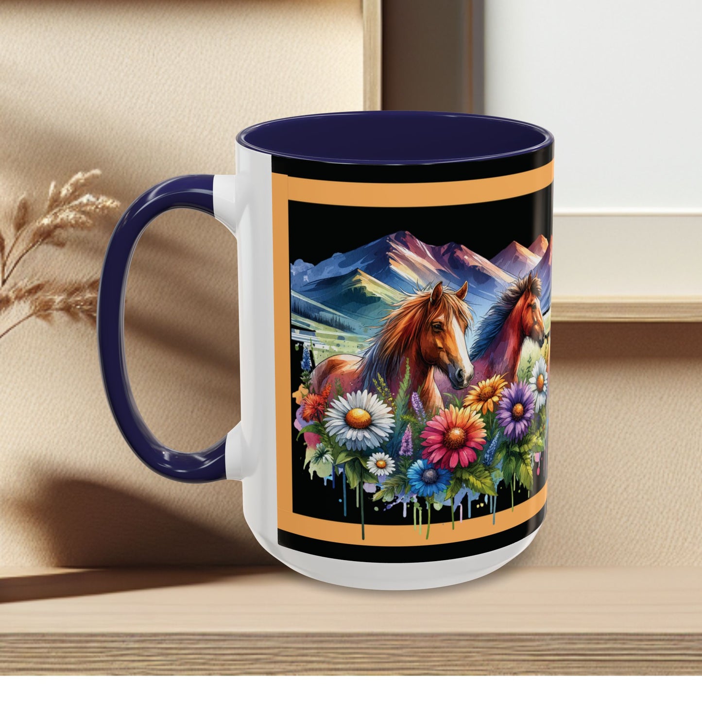 Mug Coffee Wild Horses 11oz 15oz
