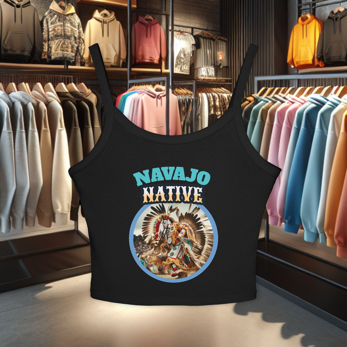 Navajo Native Spirit Tank Top - POW WOWs, Outdoor Events