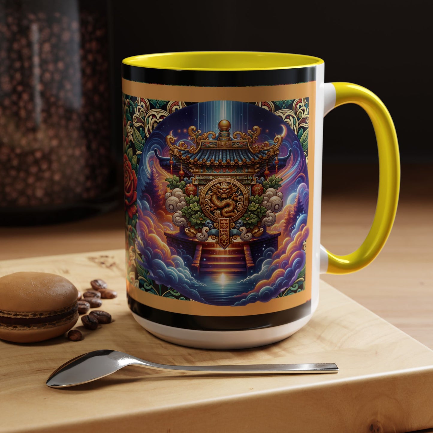 Mug Mystic Temple Rose Coffee Mug 11oz 15oz