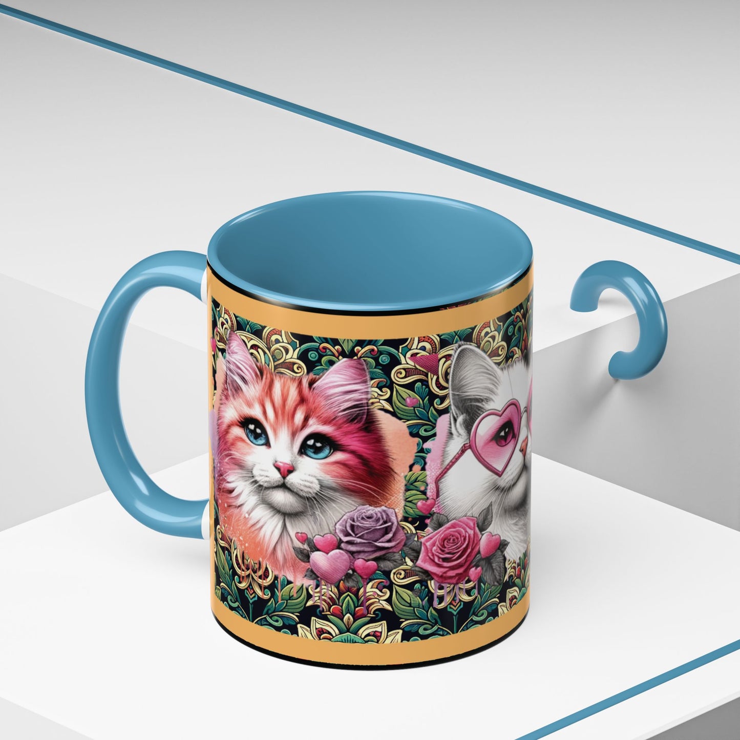 Coffee Mug Kittens Friends