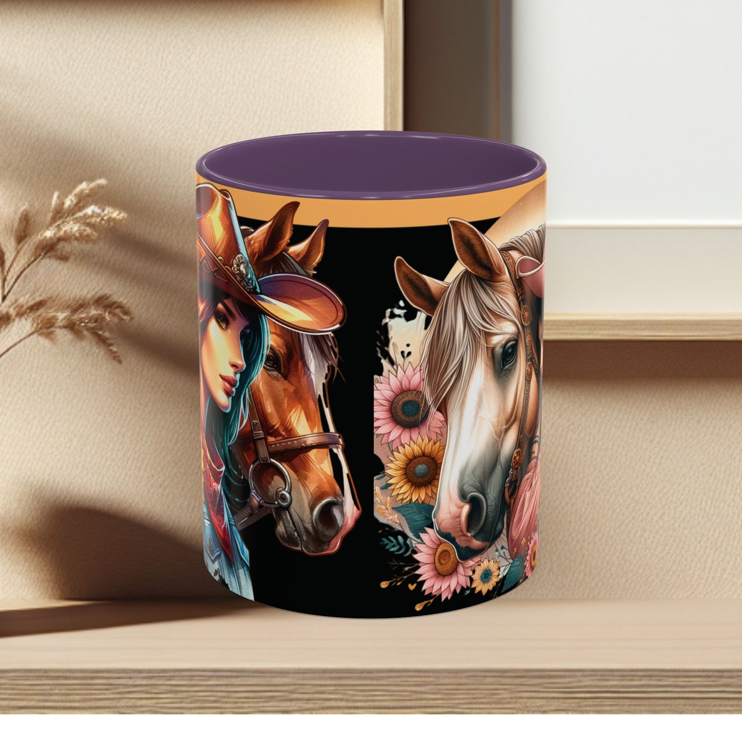 Coffee Mug Cowgirls and they're Horses