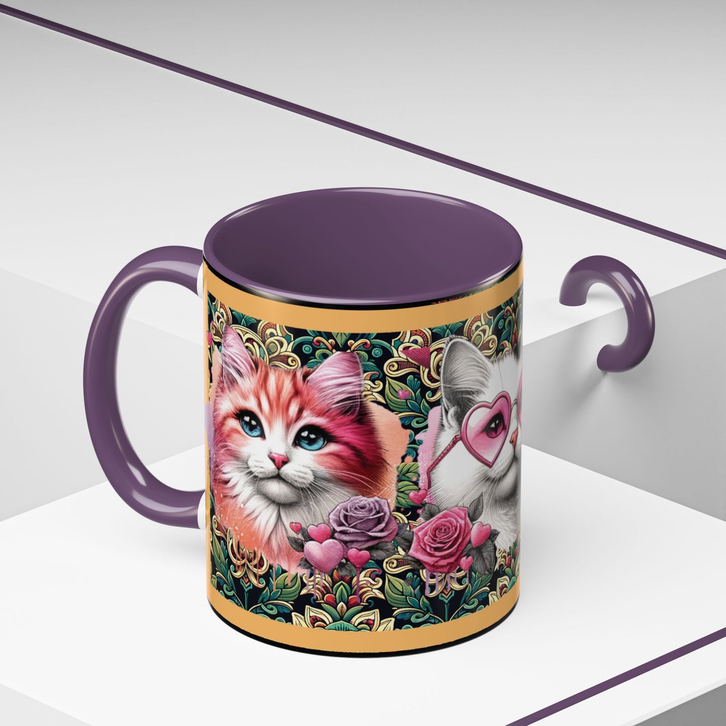 Coffee Mug Kittens Friends