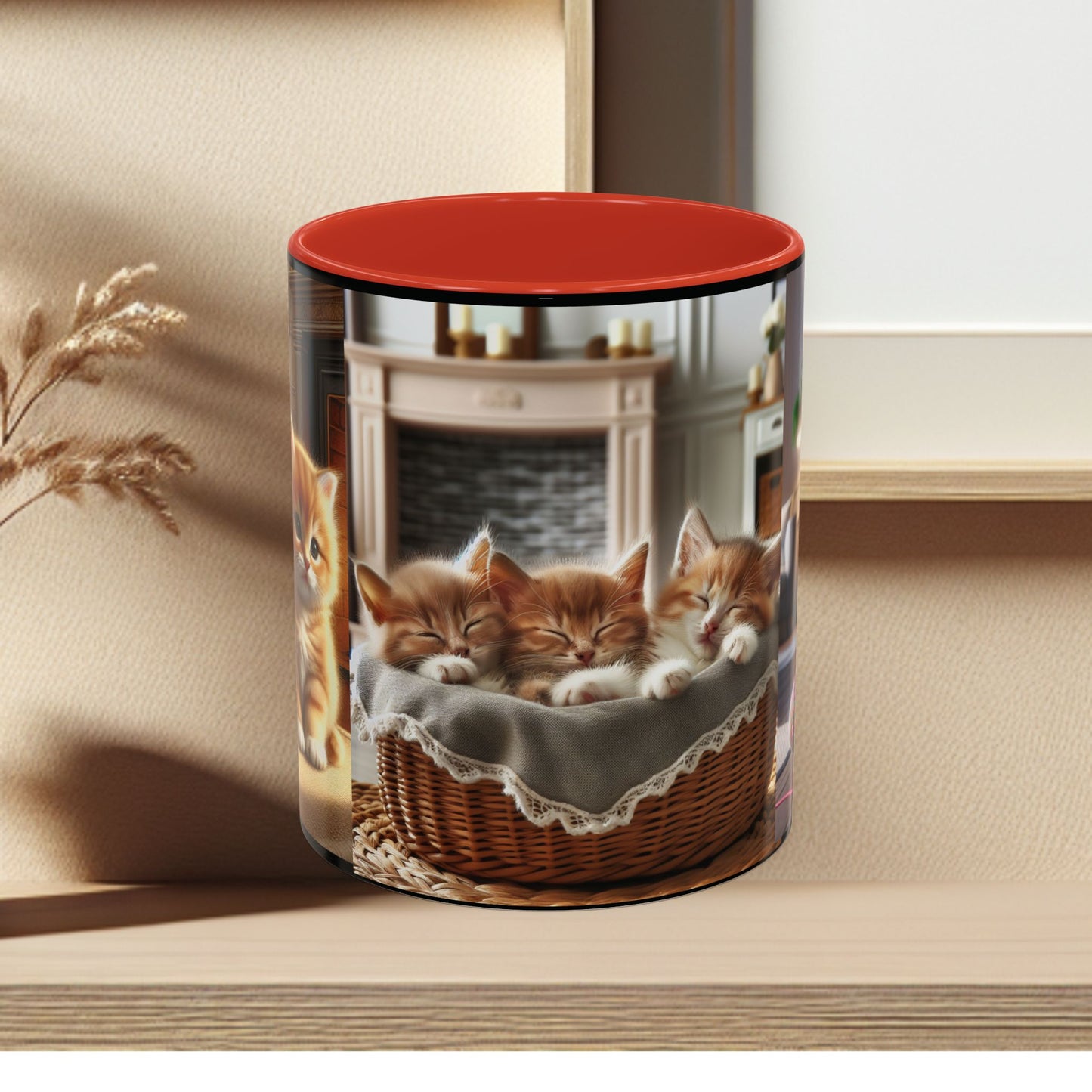 Mug- Kittens - Accent Coffee Mug (11oz, 15oz) (AOP)