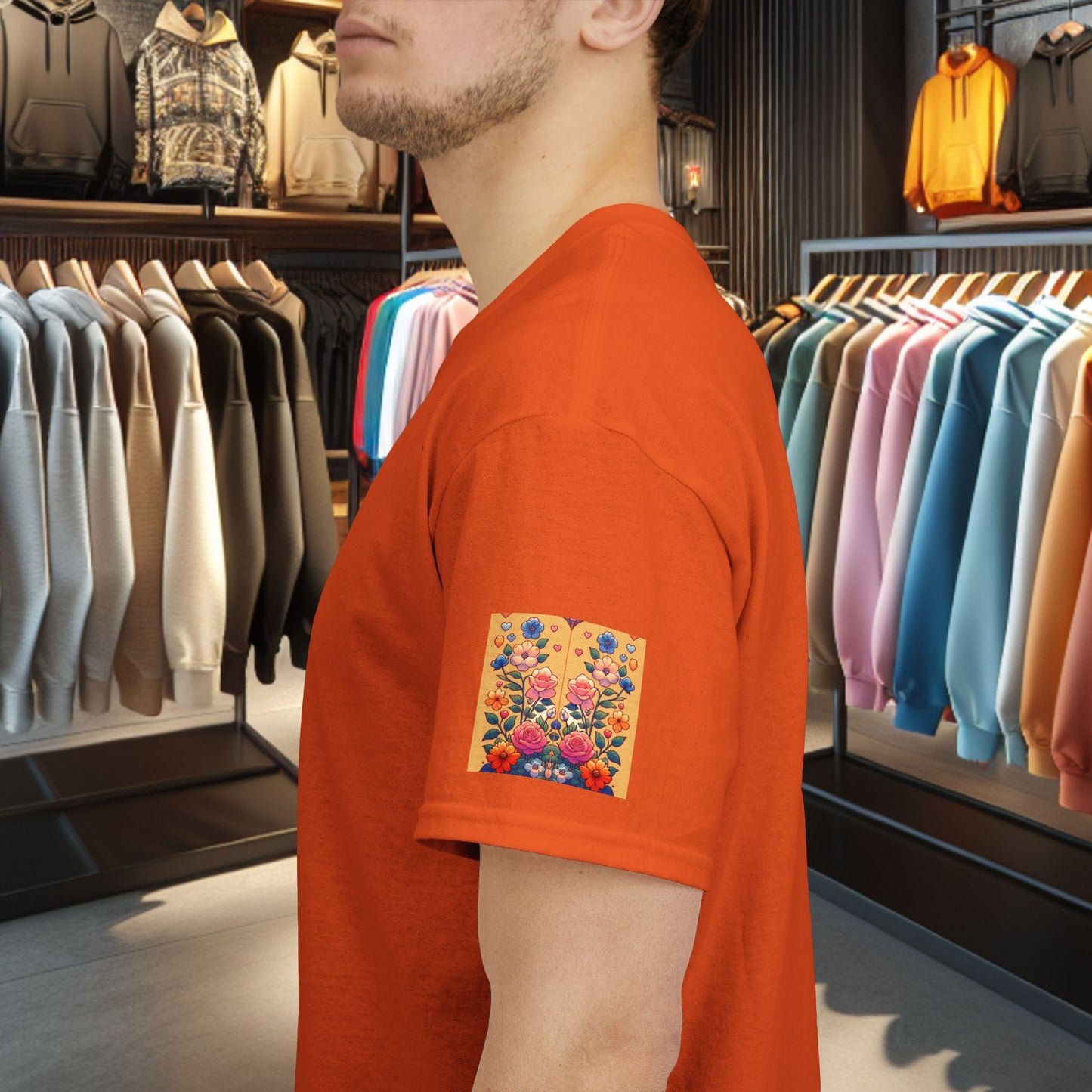 Loving Cat Flower Mozaic T-Shirt