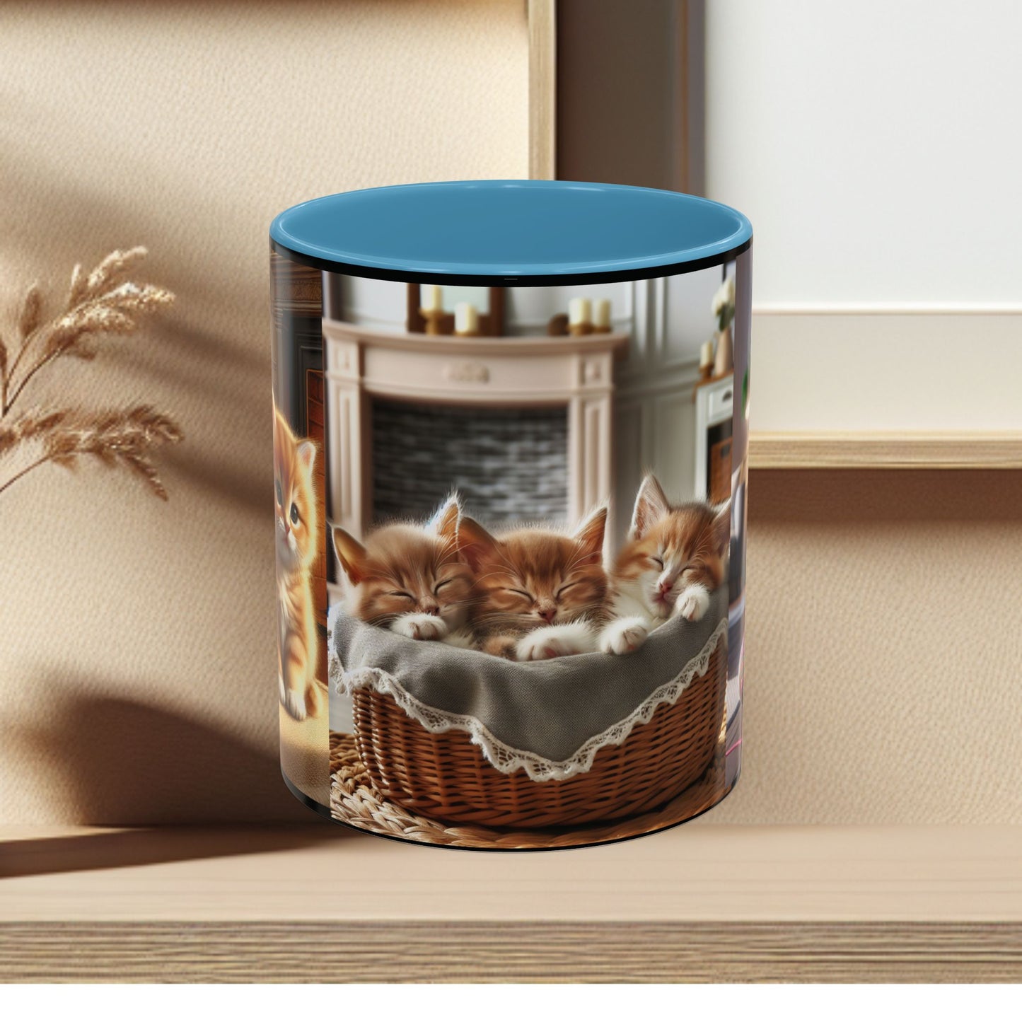 Mug- Kittens - Accent Coffee Mug (11oz, 15oz) (AOP)