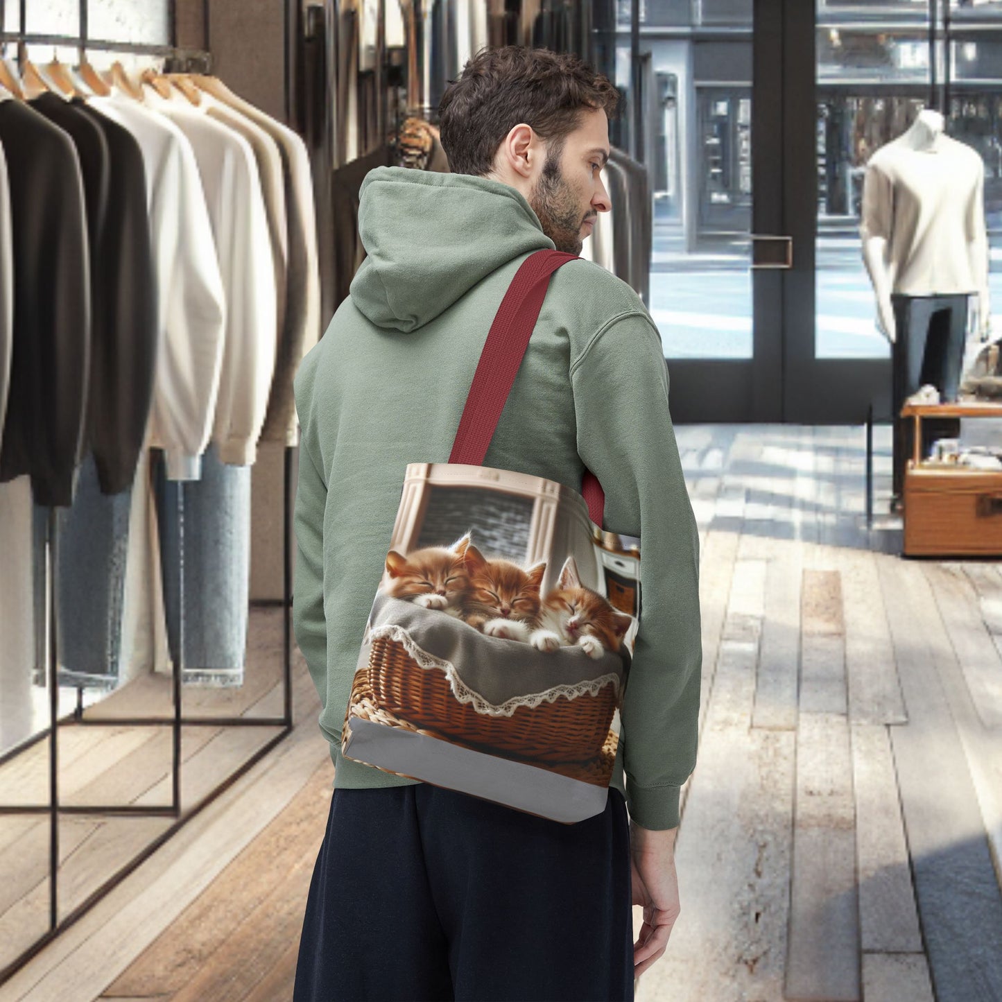 Tote Bag- Cat Nap - Tote Bag (AOP)