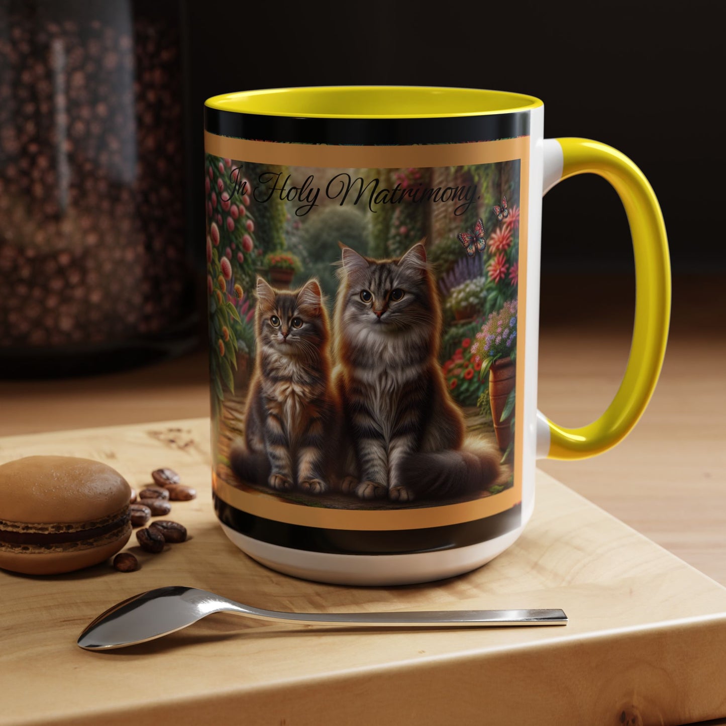 Coffee Mug Cat Wedding