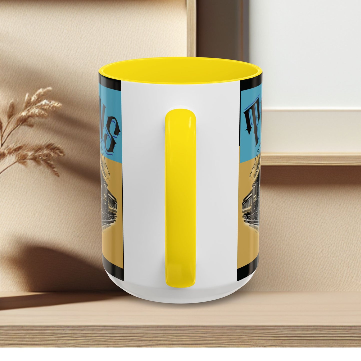 Mug-Trains Accent Coffee Mug