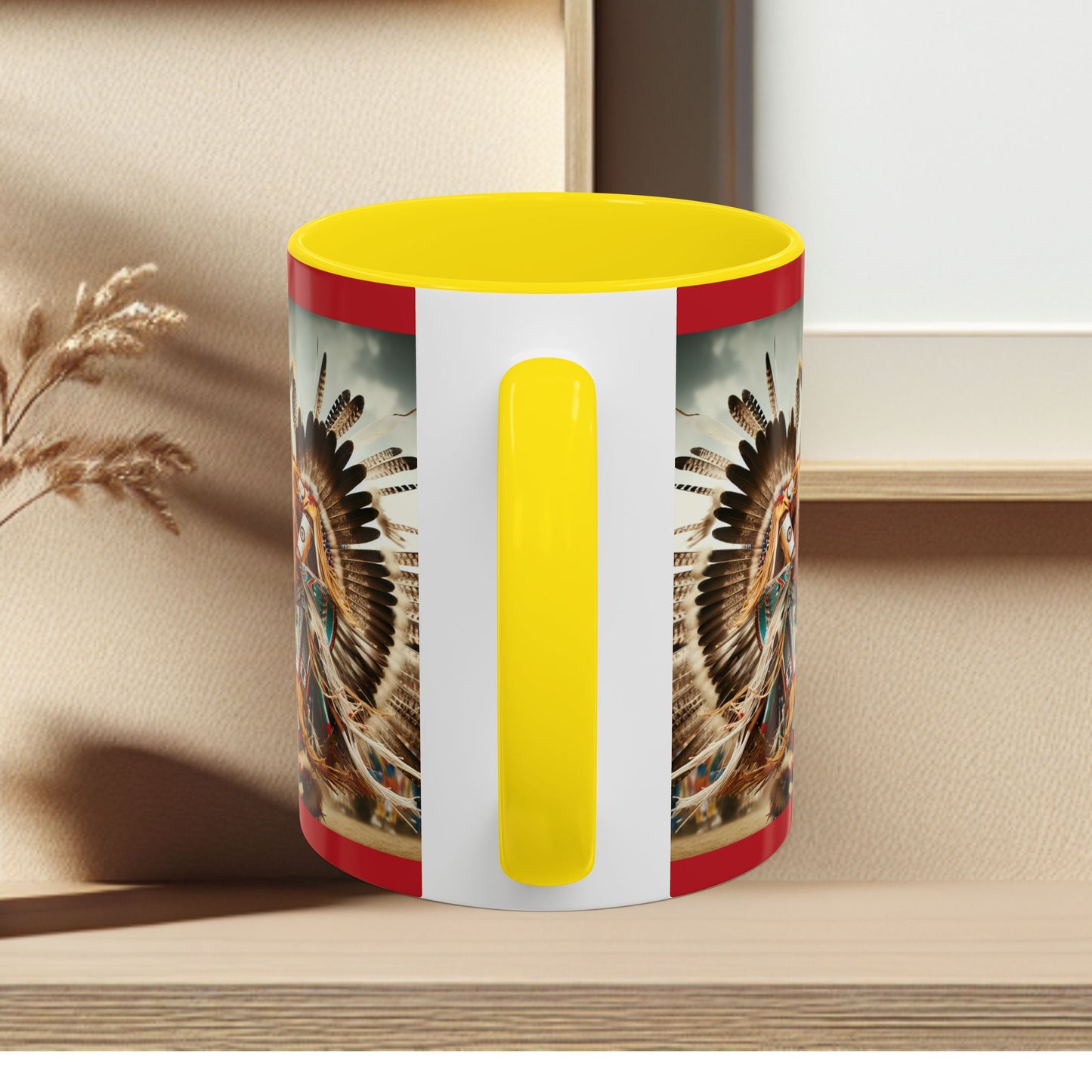 Mug- Native Dancer - Coffee Mug (11 oz, 15 oz) (AOP)