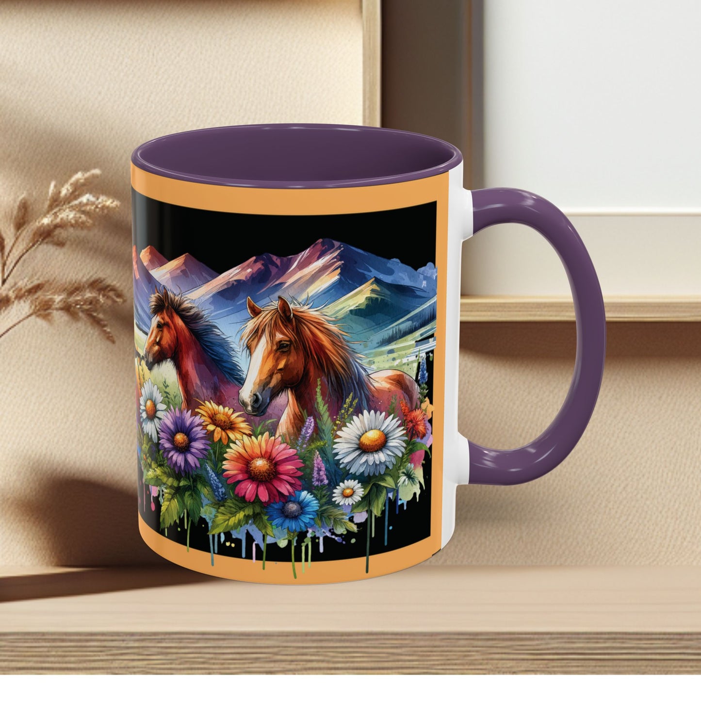 Mug Coffee Wild Horses 11oz 15oz