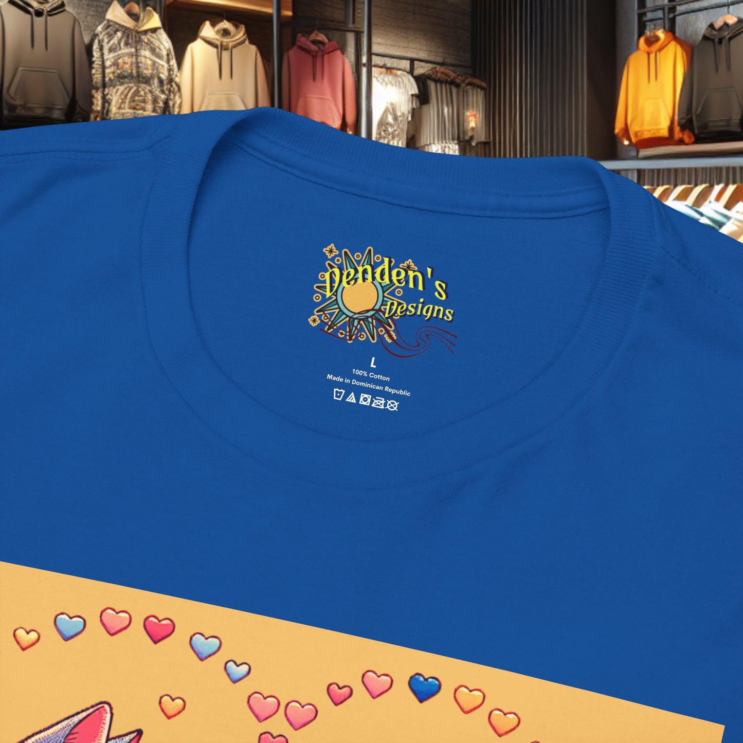Loving Cat Flower Mozaic T-Shirt