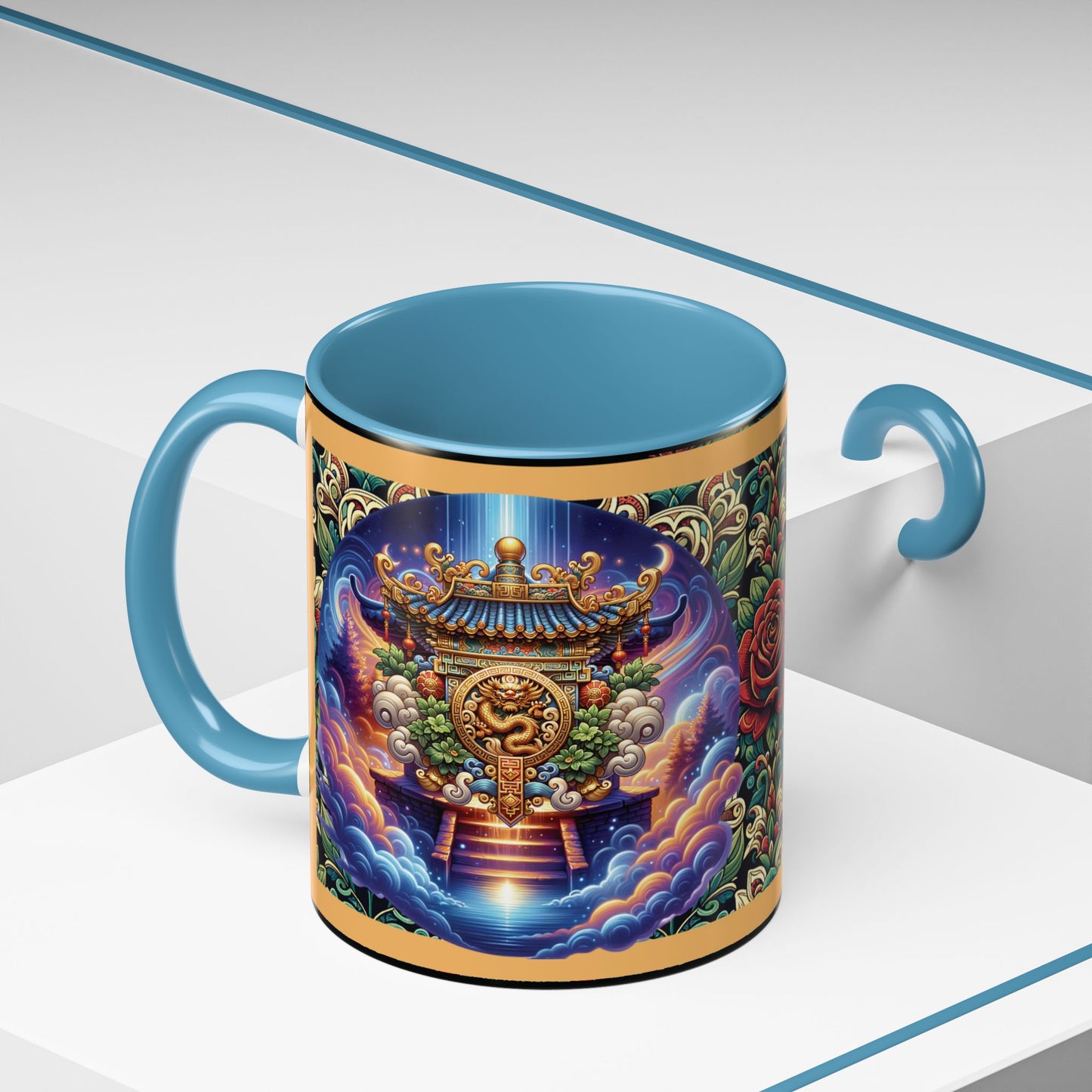 Mug Mystic Temple Rose Coffee Mug 11oz 15oz