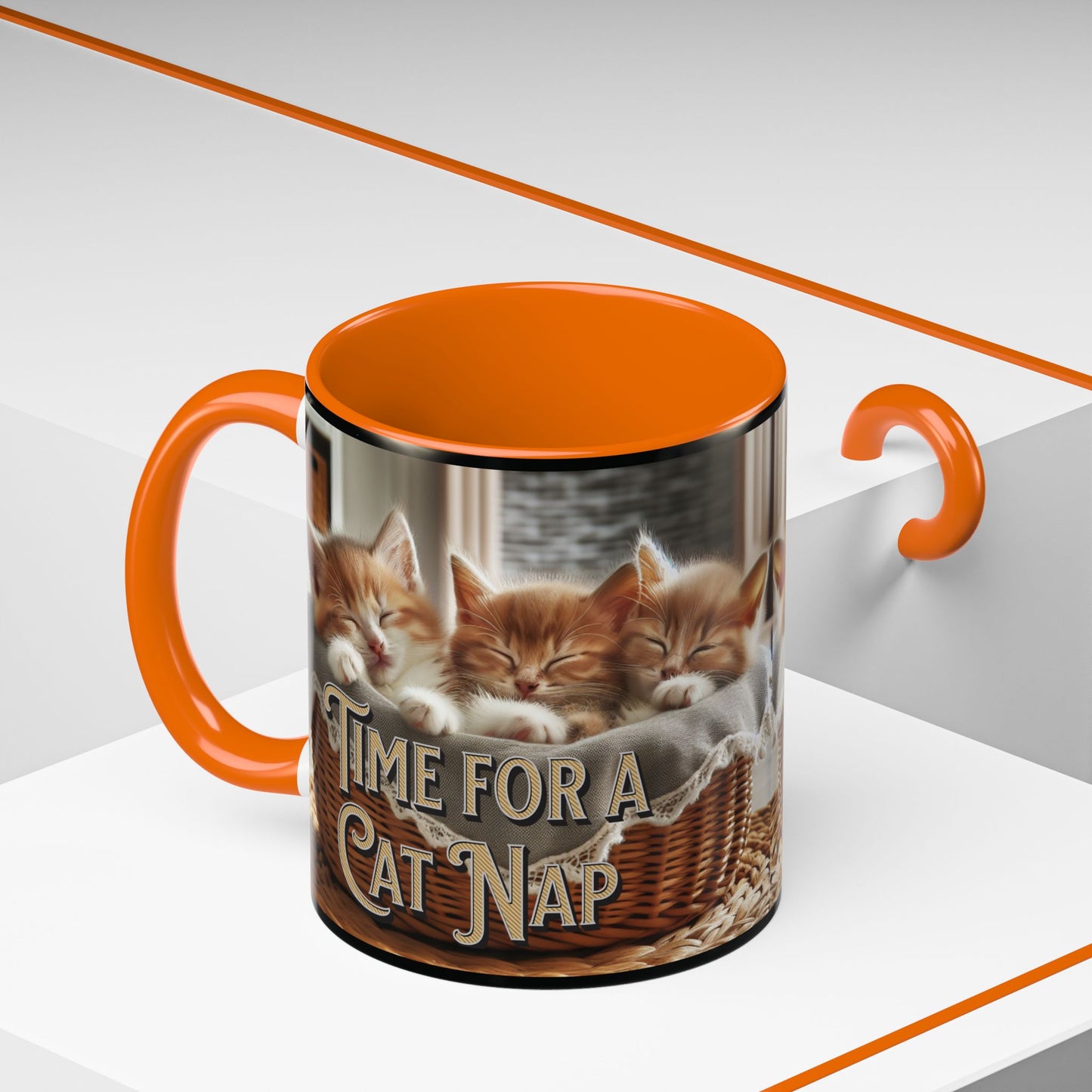 Coffee Mug - Time for a Cat Nap Accent (11, 15oz)