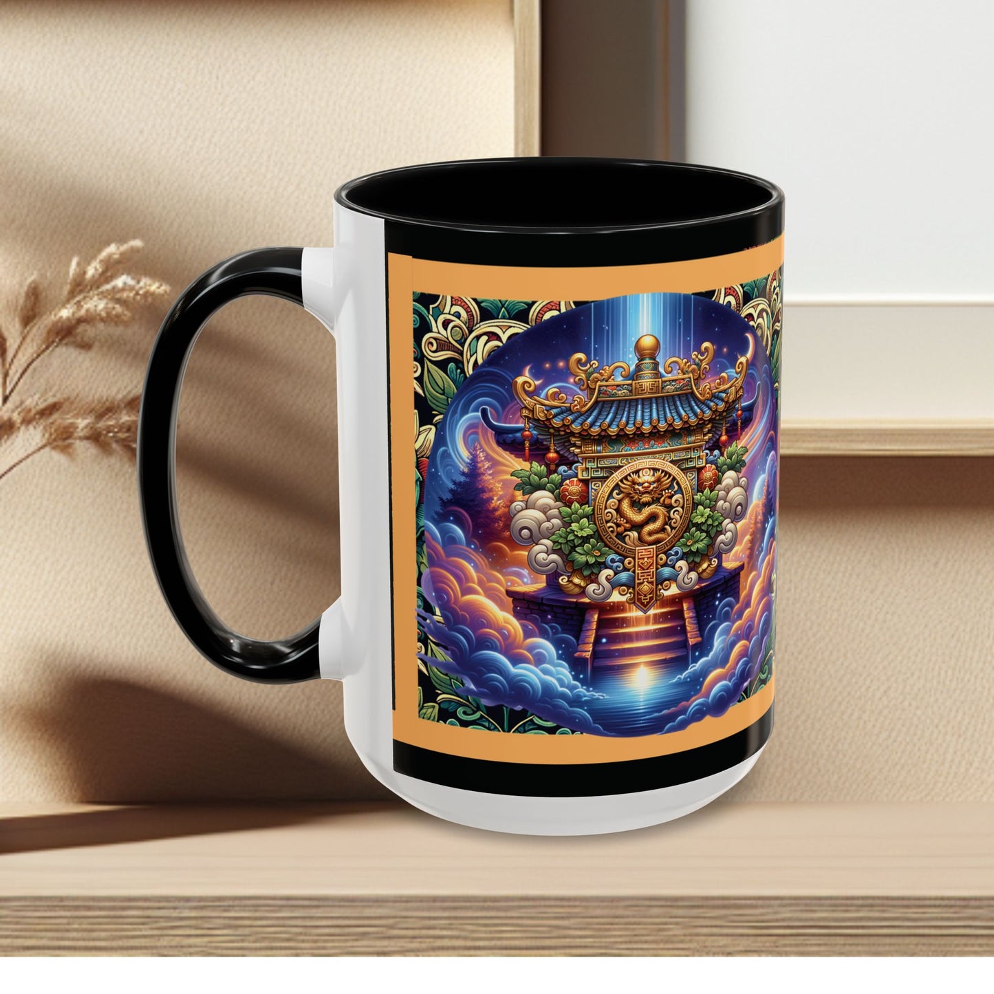 Mug Mystic Temple Rose Coffee Mug 11oz 15oz