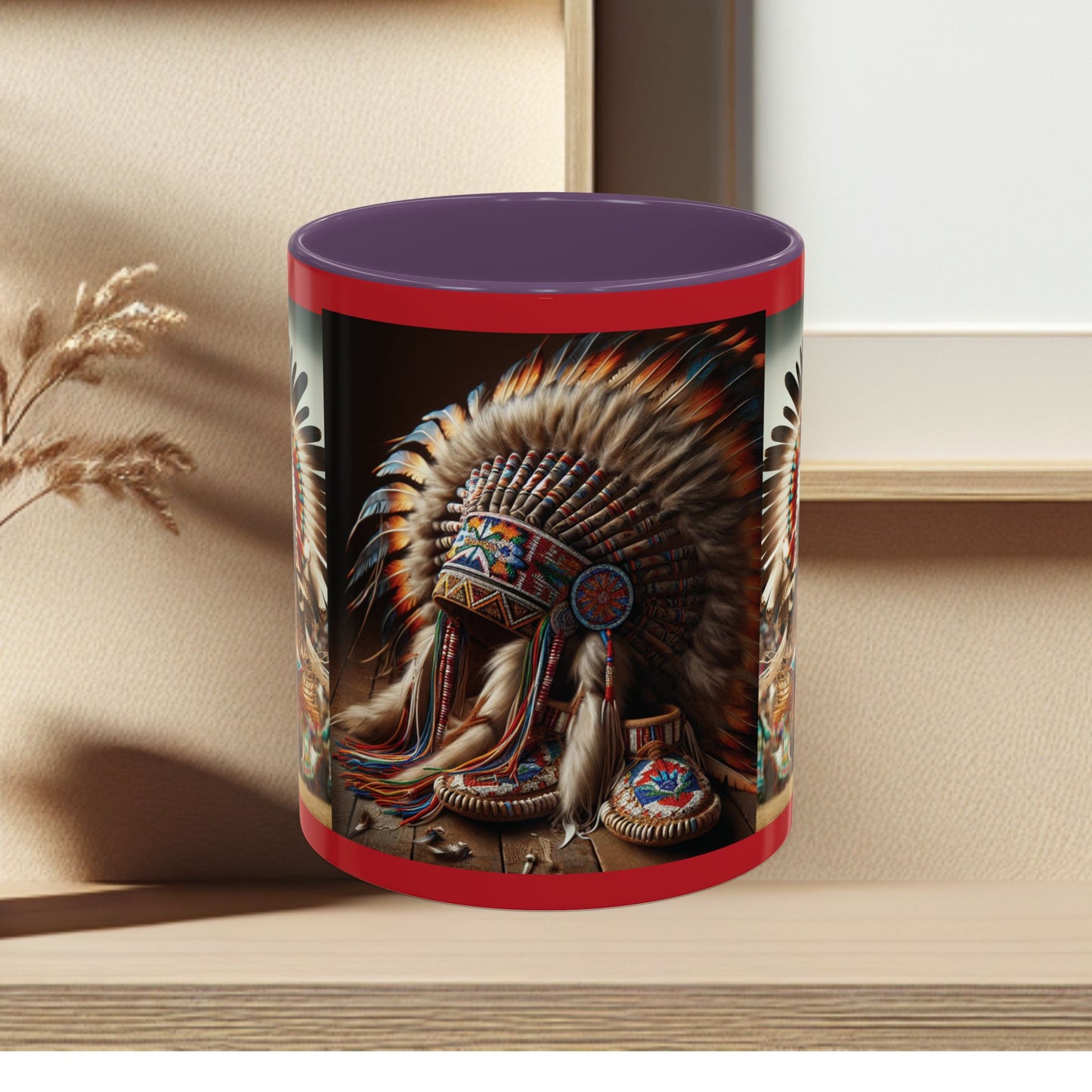 Mug- Native Dancer - Coffee Mug (11 oz, 15 oz) (AOP)