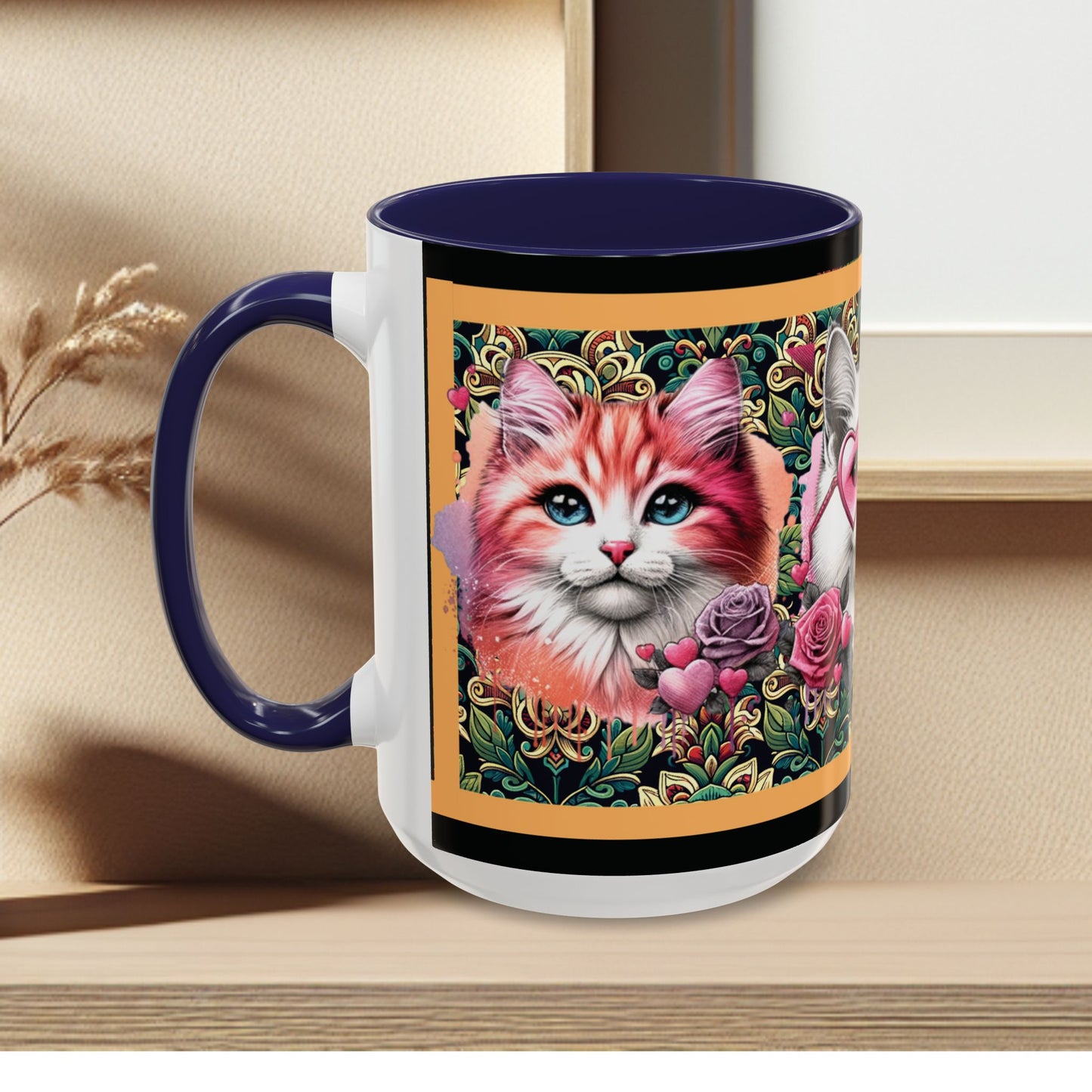 Coffee Mug Kittens Friends