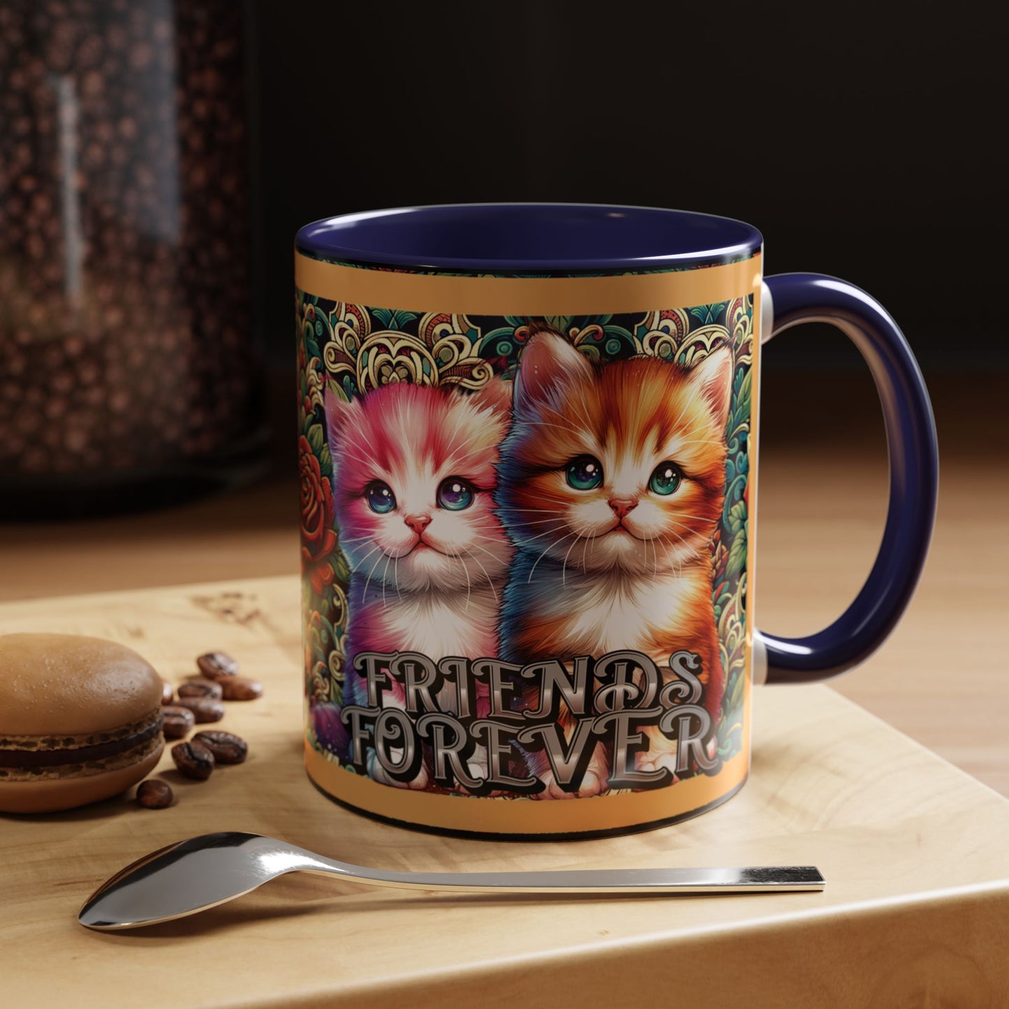 Coffee Mug Kittens Friends Forever