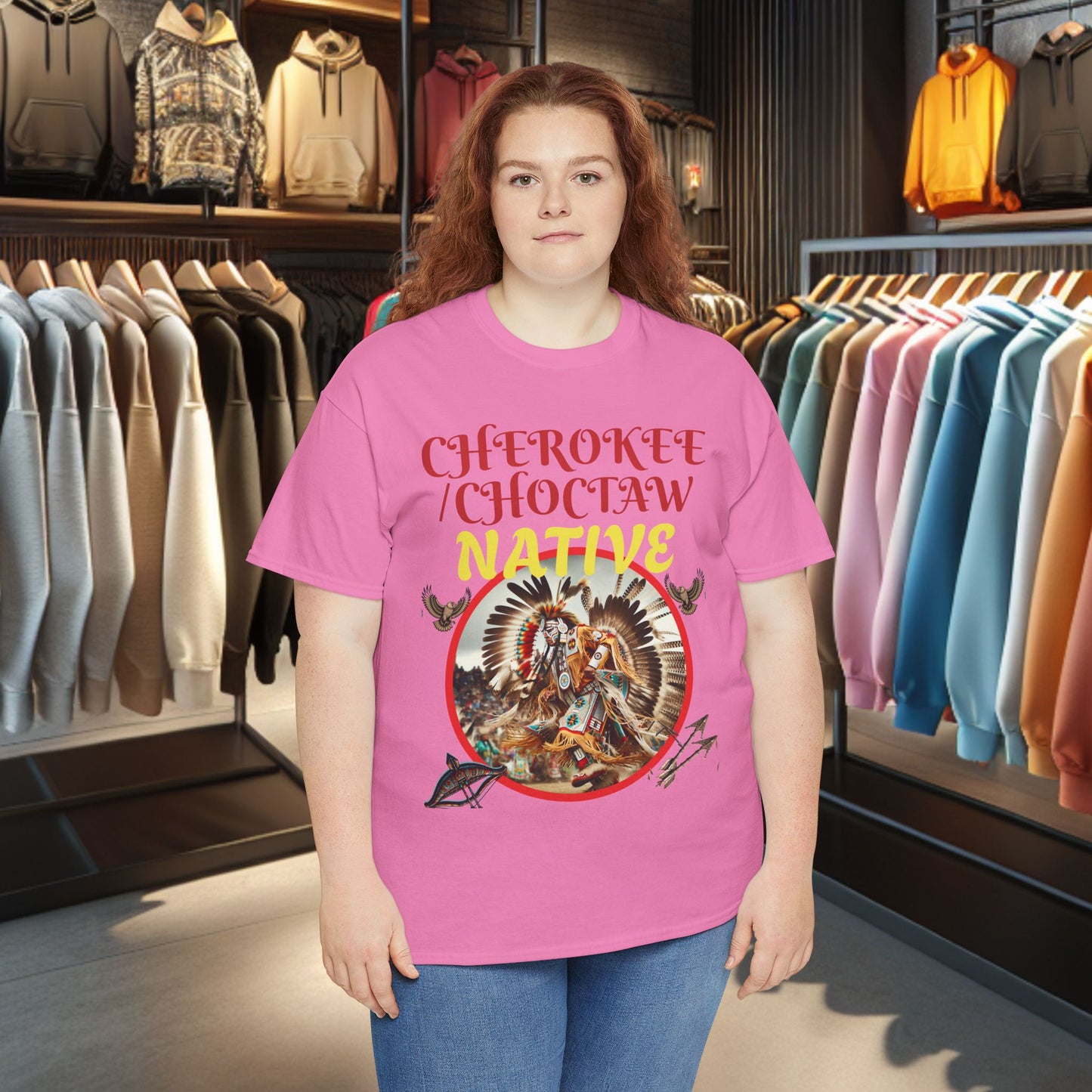 Cherokee / Choctaw Native- Heavy Cotton Tee
