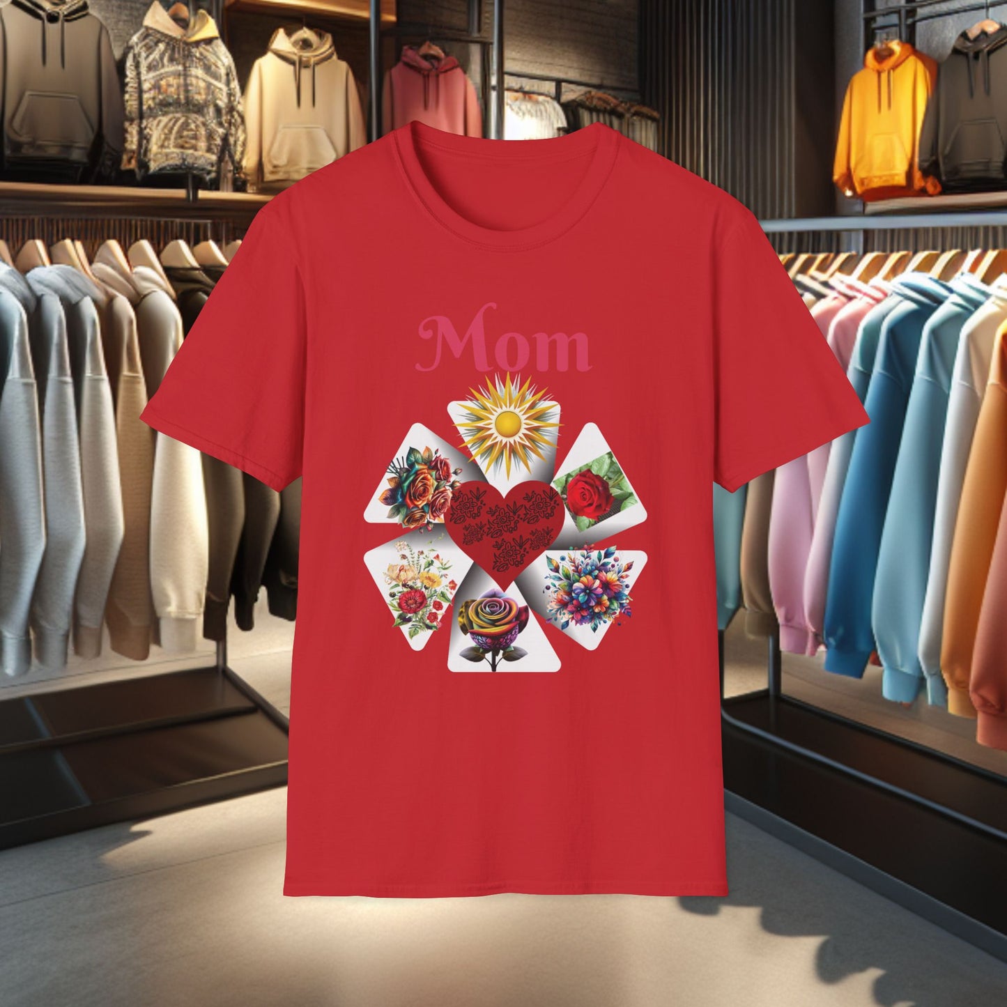 Mom-Themed T-Shirt | Muther Gift, Spring Outfit, Mother Apparel