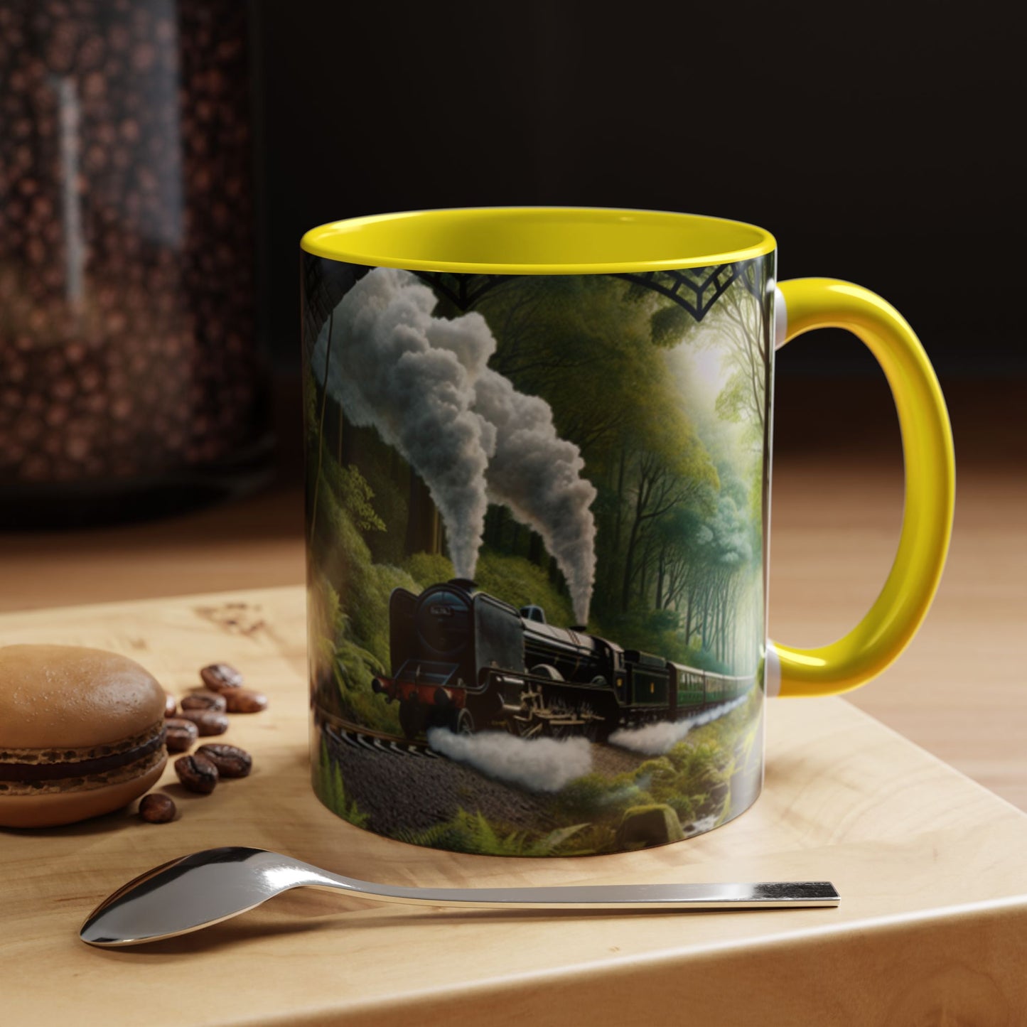 Mug - Jungle Train - Accent Coffee Mug (11oz, 15oz) (AOP)