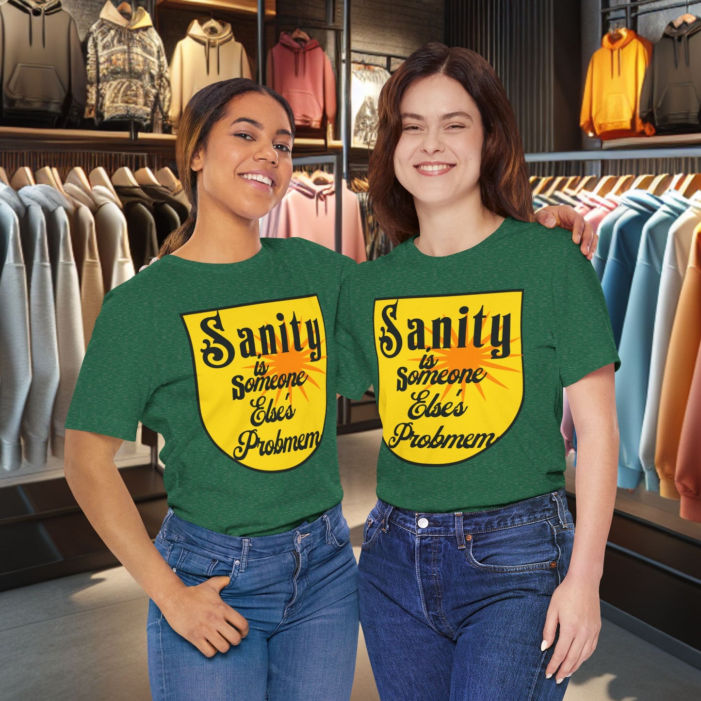 Funny Sanity Unisex Tee