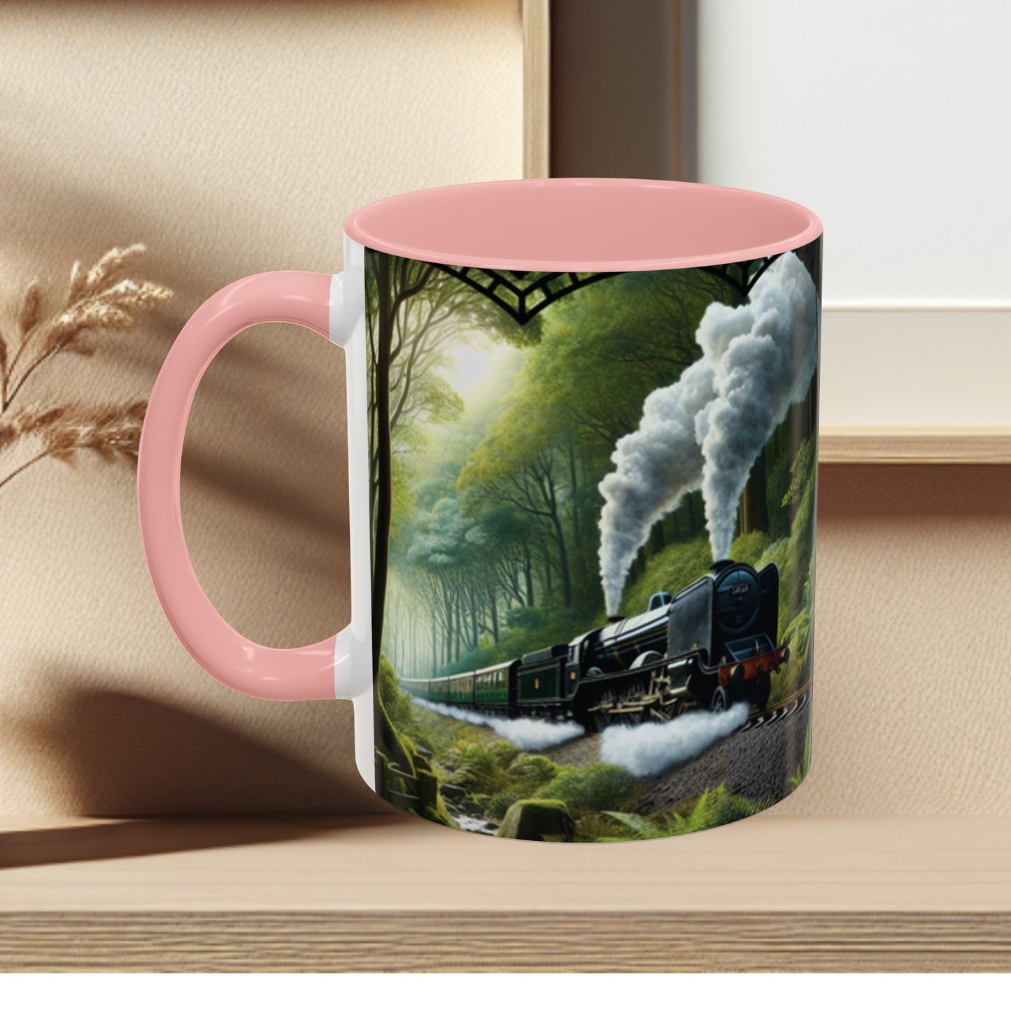Mug - Jungle Train - Accent Coffee Mug (11oz, 15oz) (AOP)