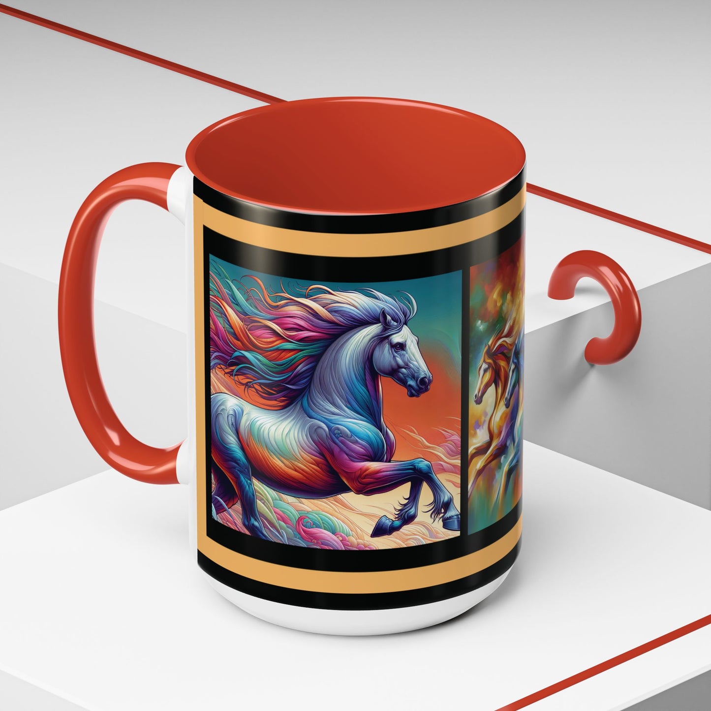 Coffee Mug Cloud Horses 11oz, 15oz