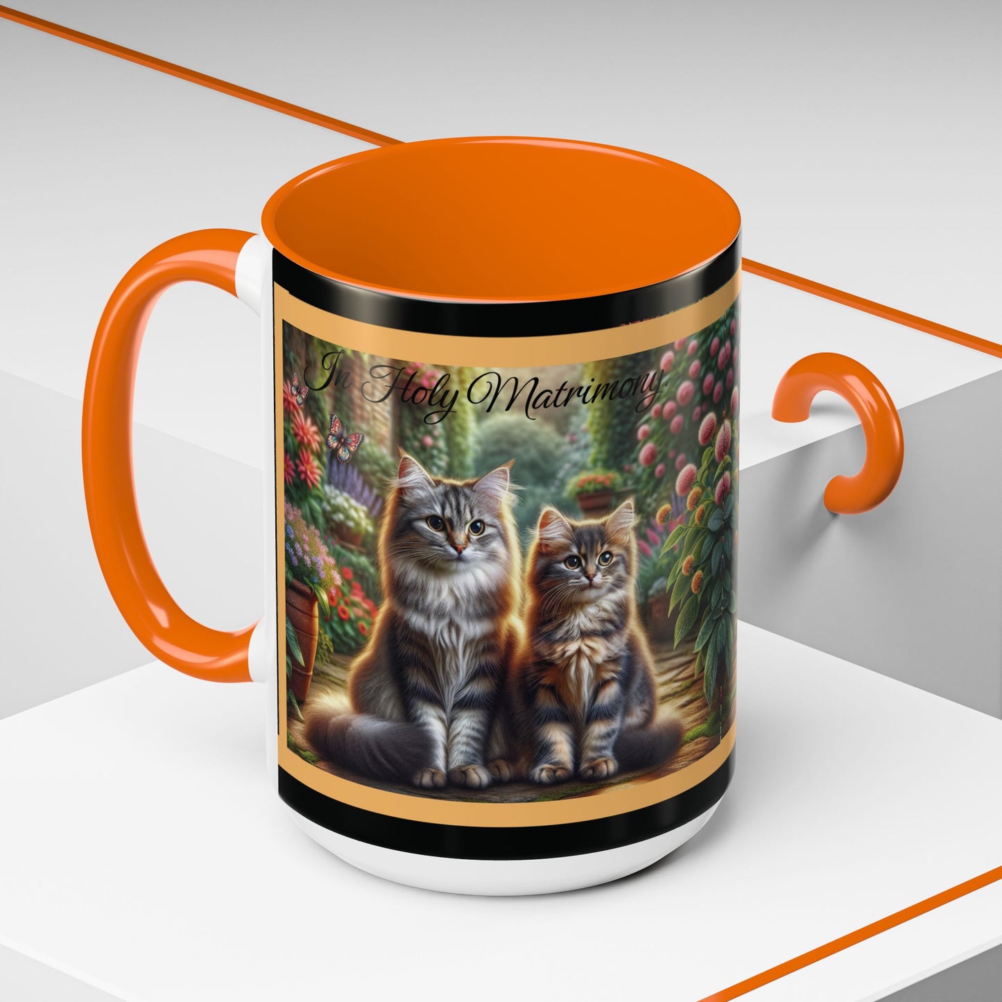 Coffee Mug Cat Wedding