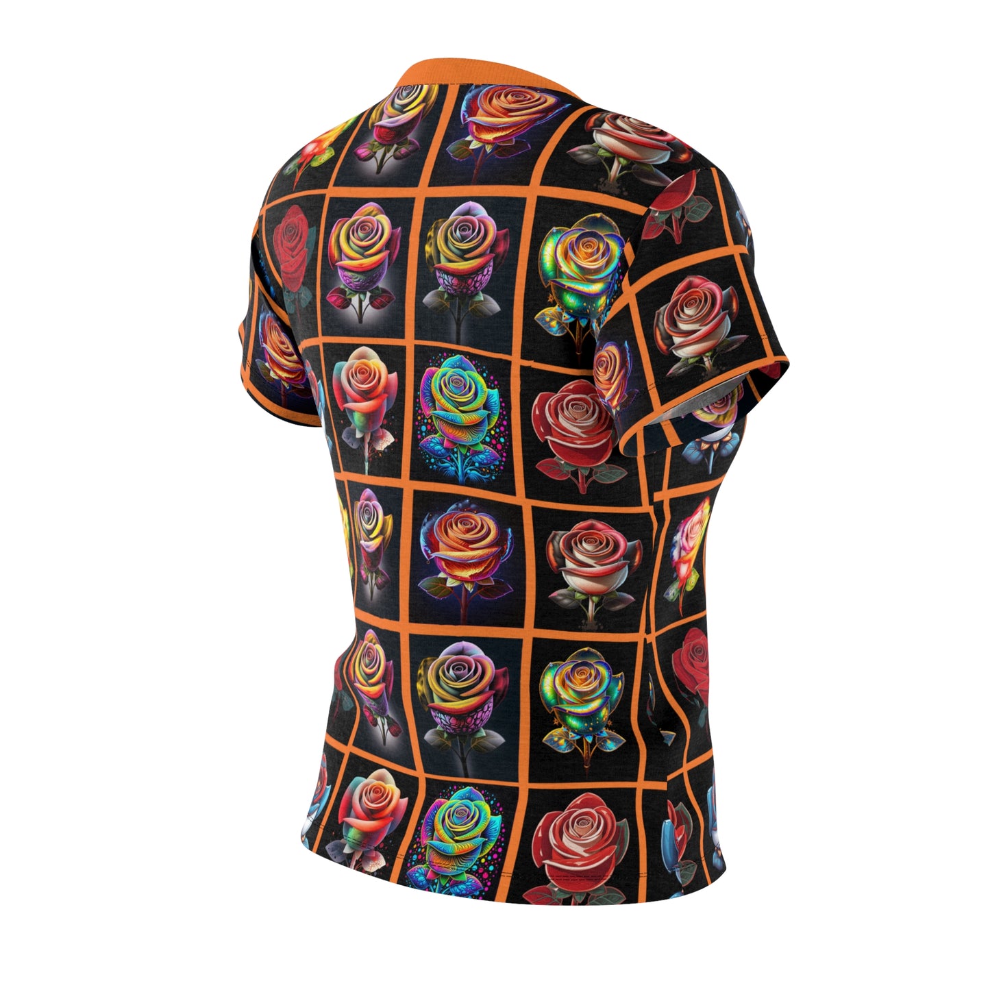 Roses - Orange Graphic Tee for Women