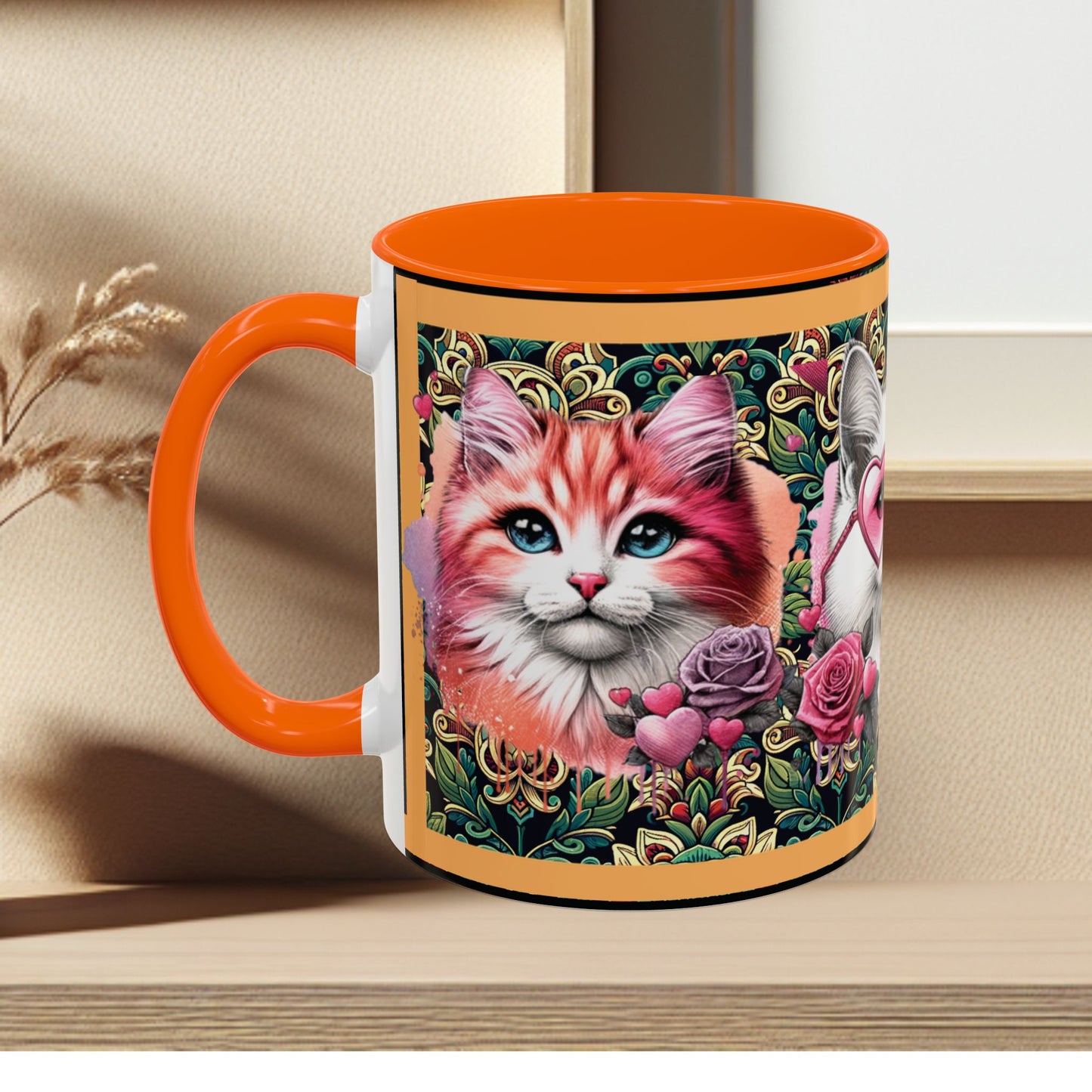 Coffee Mug Kittens Friends
