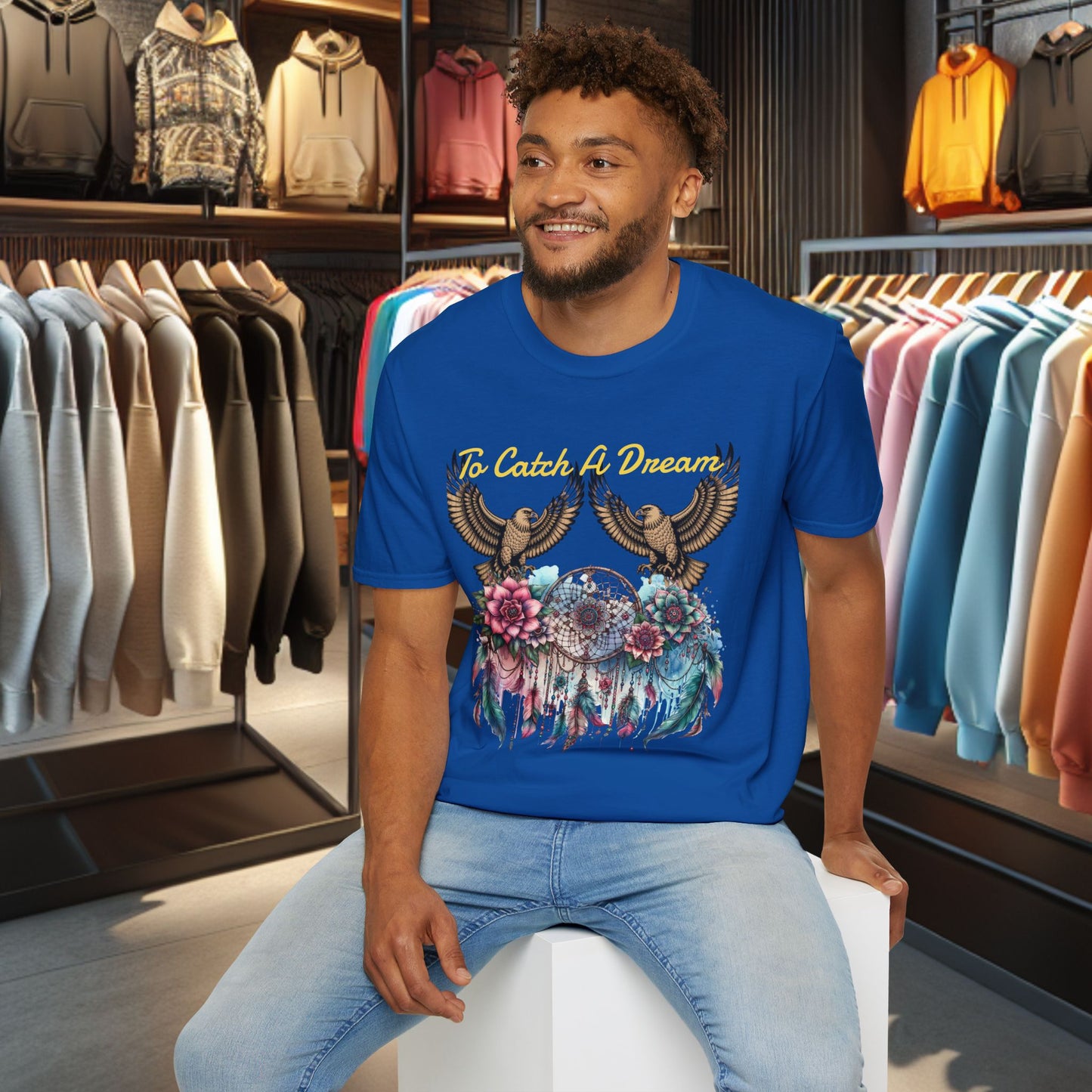 Dreamcatcher Unisex T-Shirt - To Catch A Dream - Dreamcatcher & Egals