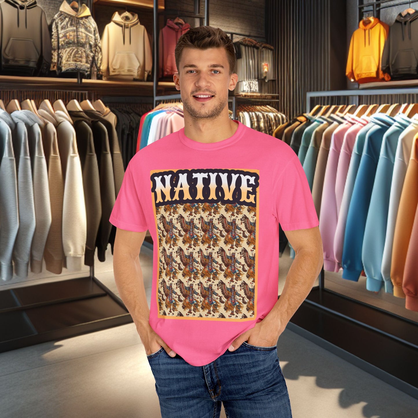 Unisex T-shirt - POW-WOW Native Dancers - Tee Shirt-