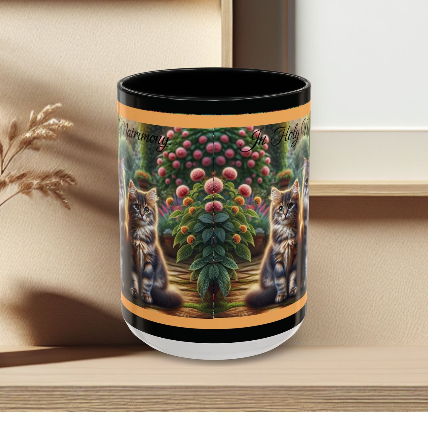 Coffee Mug Cat Wedding