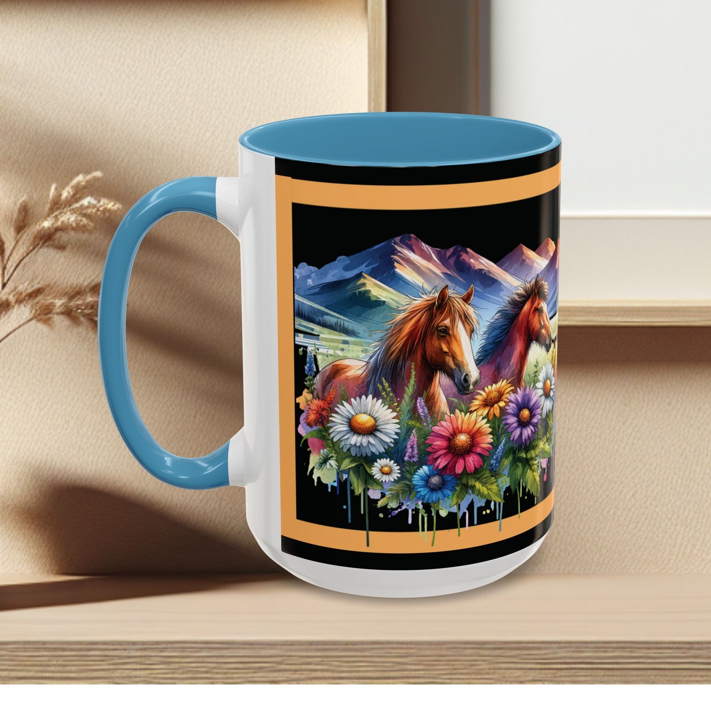 Mug Coffee Wild Horses 11oz 15oz