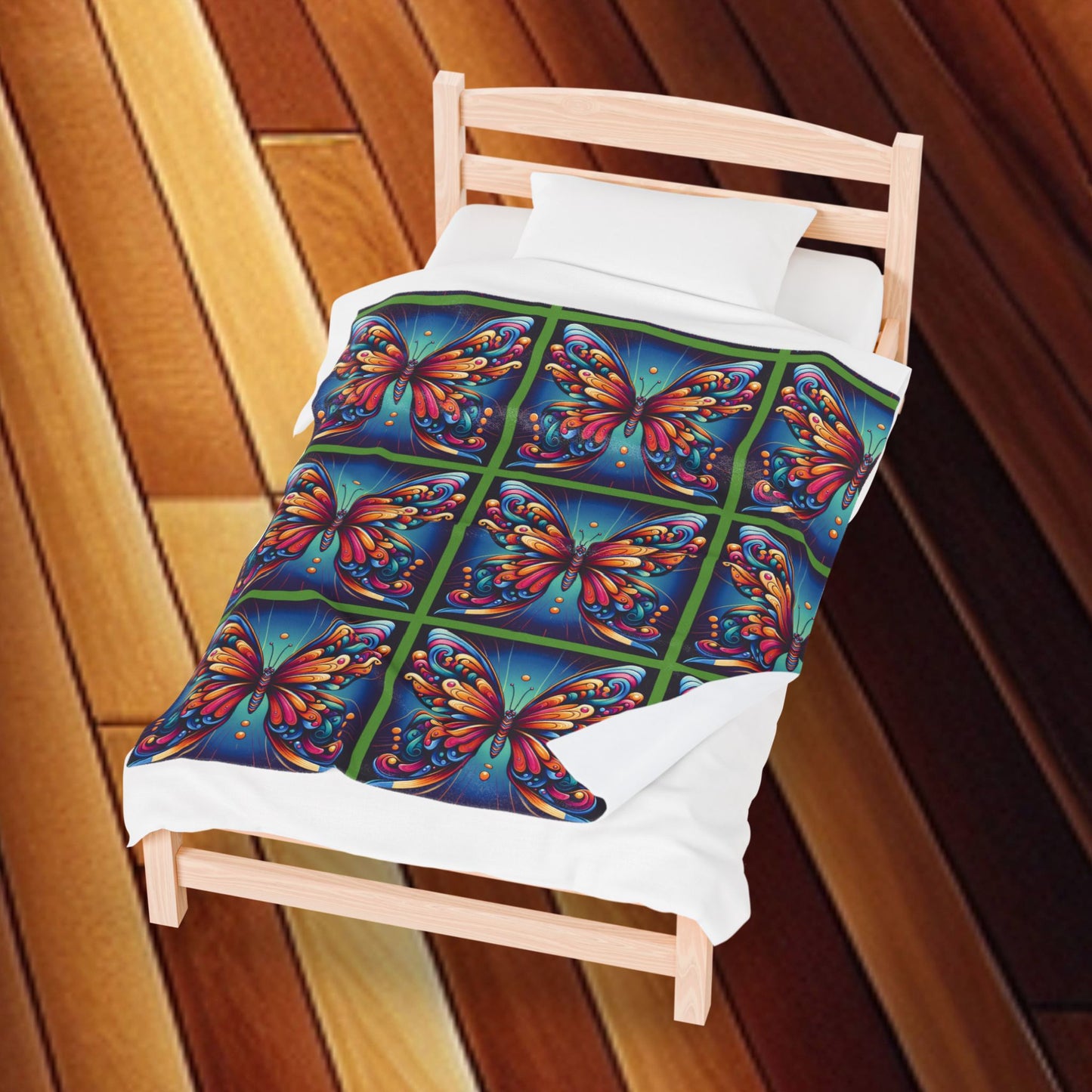 Butterfly Velveteen Plush Blanket
