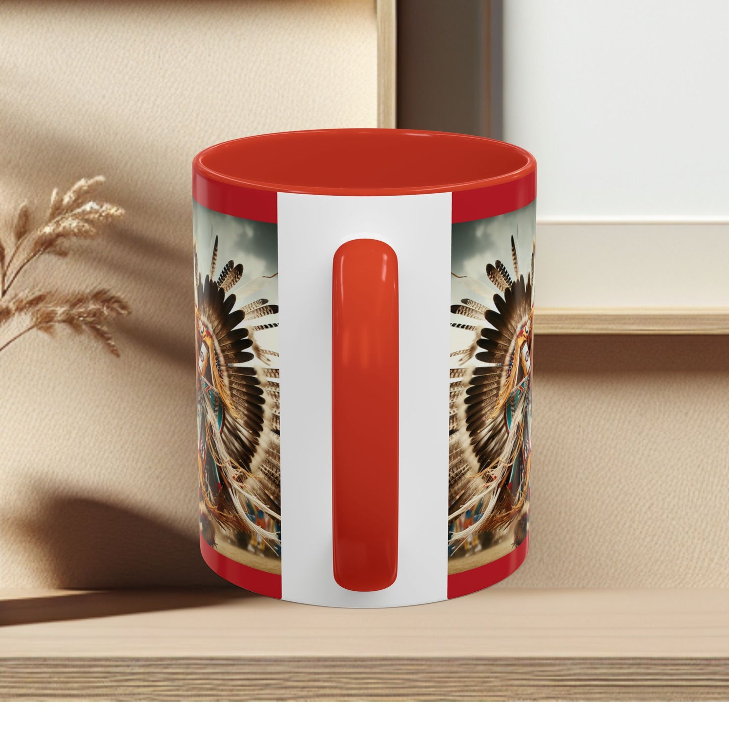 Mug- Native Dancer - Coffee Mug (11 oz, 15 oz) (AOP)
