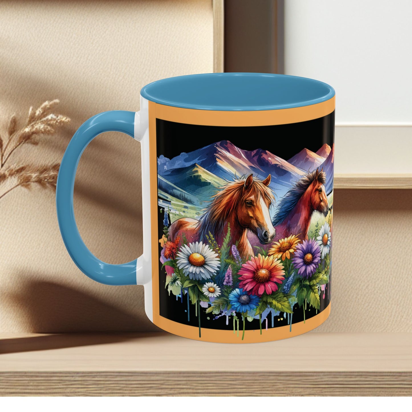 Mug Coffee Wild Horses 11oz 15oz