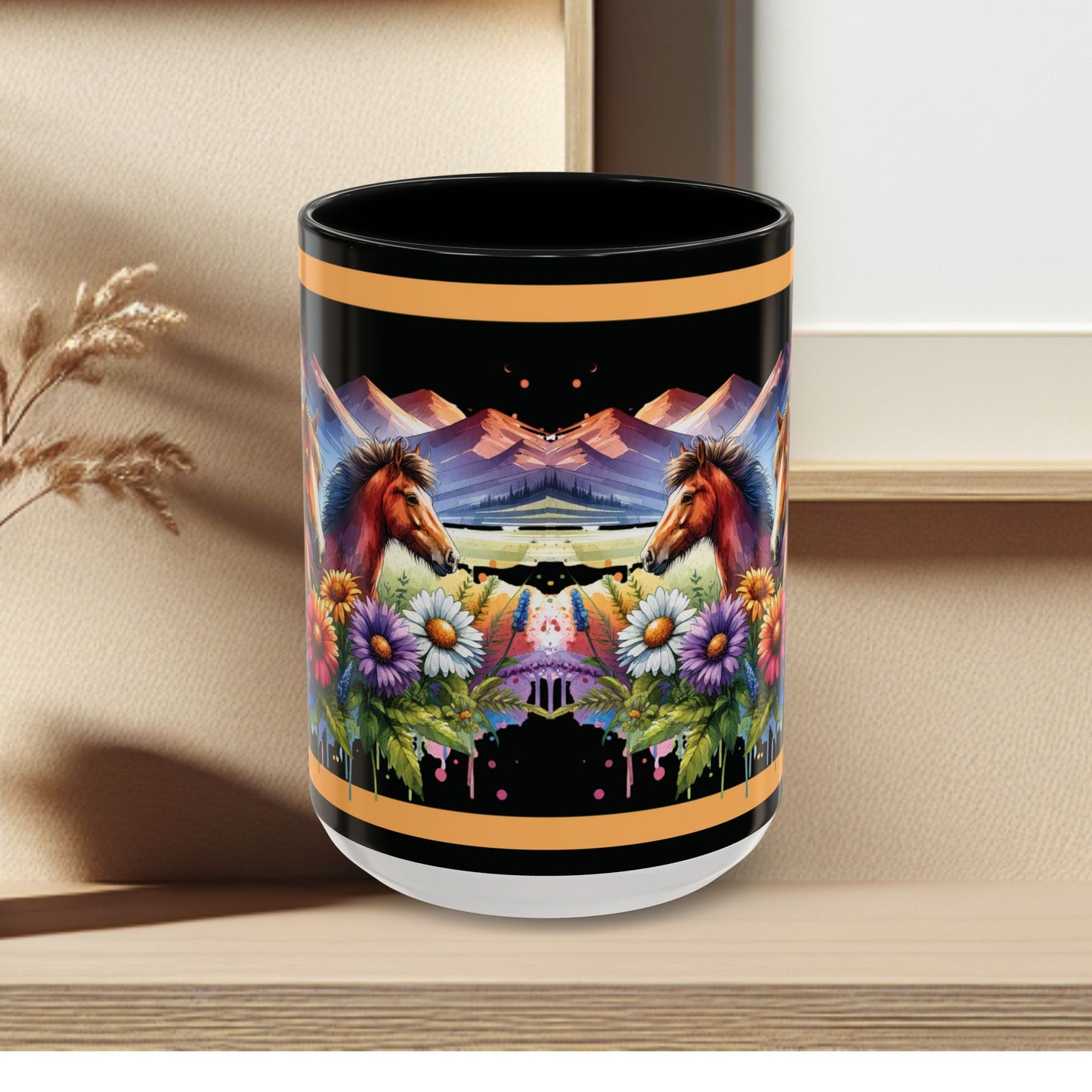 Mug Coffee Wild Horses 11oz 15oz