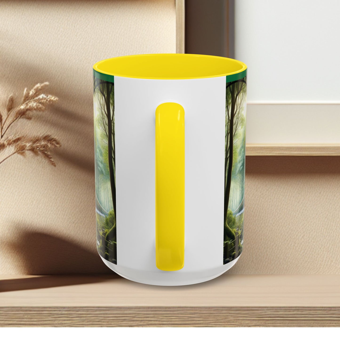 Mug - Jungle Train - Accent Coffee Mug (11oz, 15oz) (AOP)