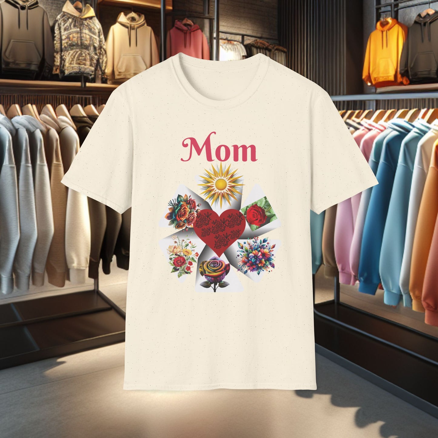 Mom-Themed T-Shirt | Muther Gift, Spring Outfit, Mother Apparel