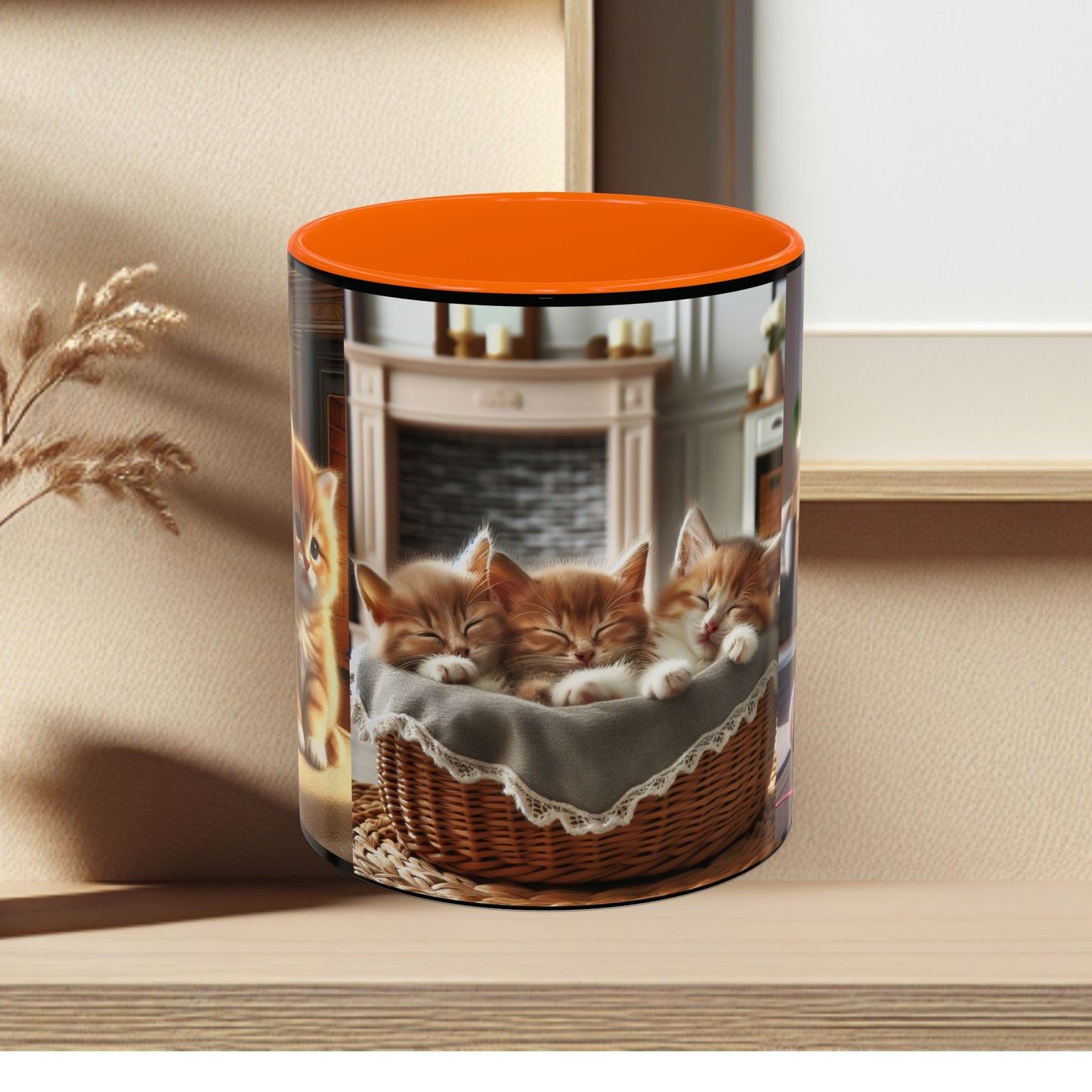 Mug- Kittens - Accent Coffee Mug (11oz, 15oz) (AOP)