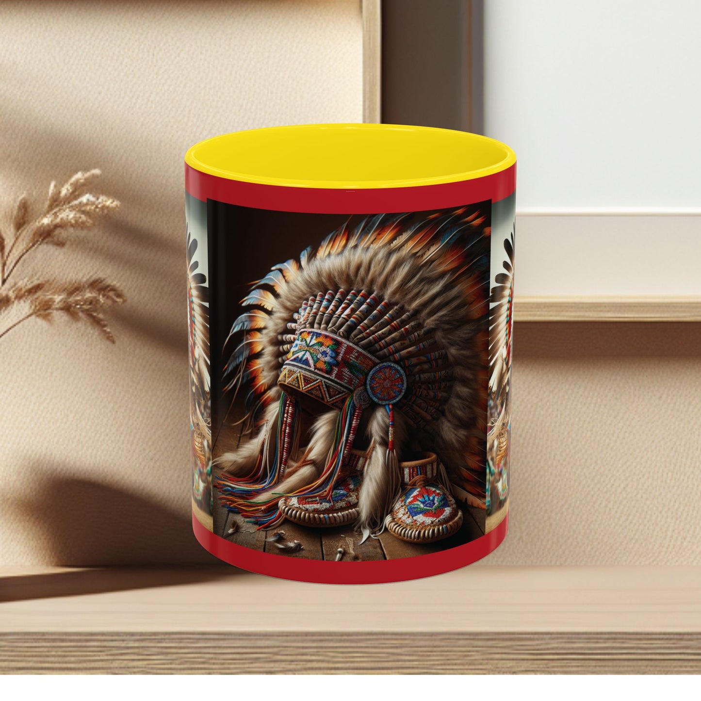 Mug- Native Dancer - Coffee Mug (11 oz, 15 oz) (AOP)